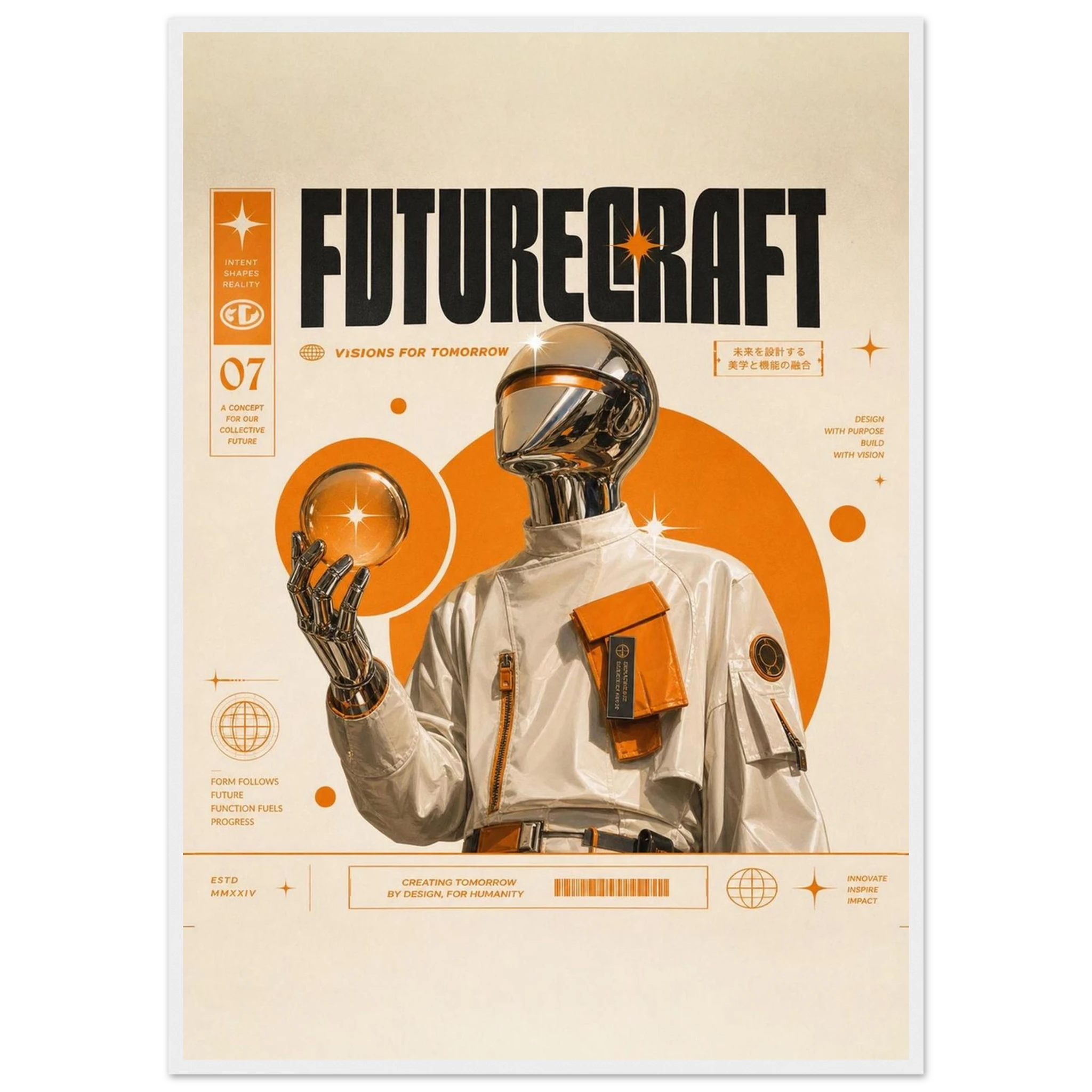 Rizen Future Craft - Premium Framed Wall Art