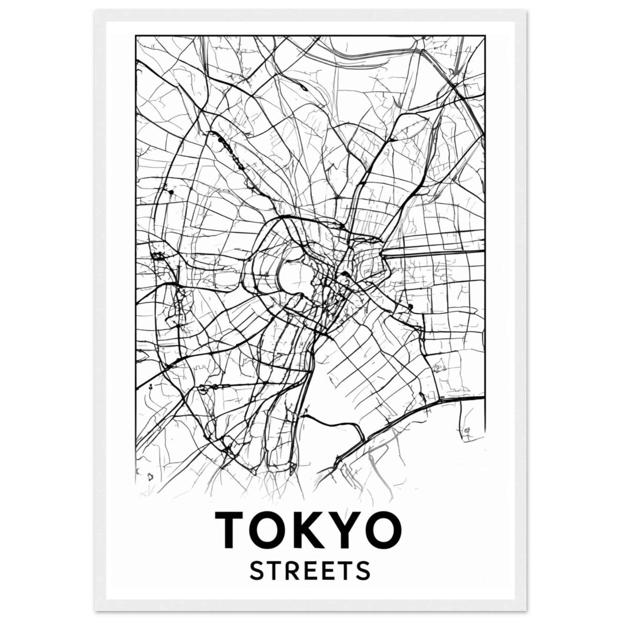 Rizen Tokyo Streets - Premium Framed Wall Art