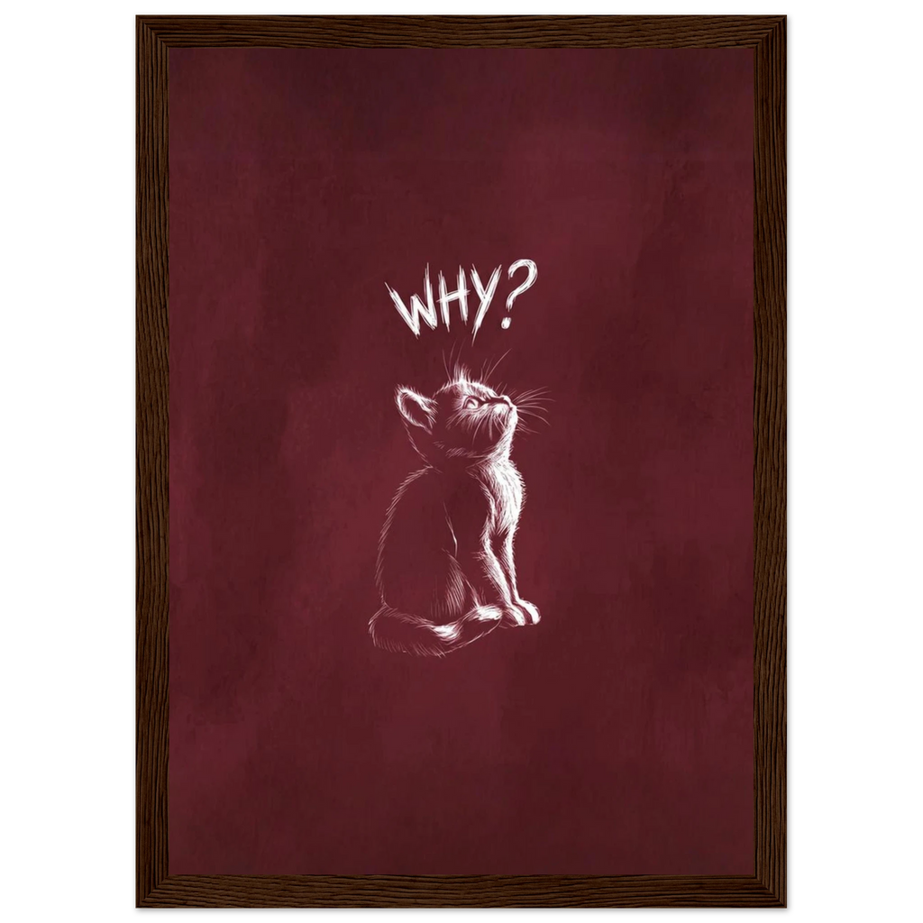 Rizen Why - Premium Framed Wall Art