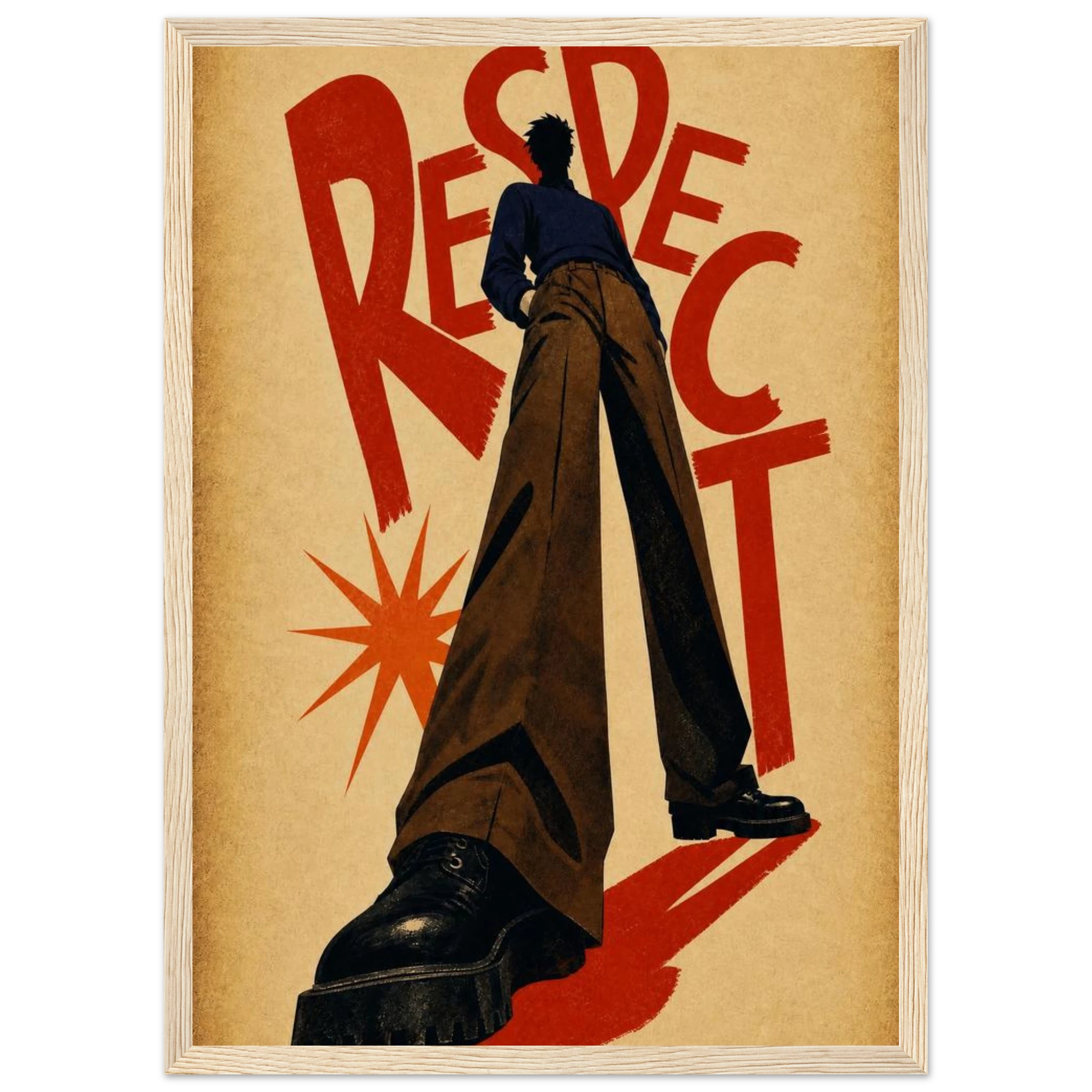 Rizen Respect - Premium Framed Wall Art