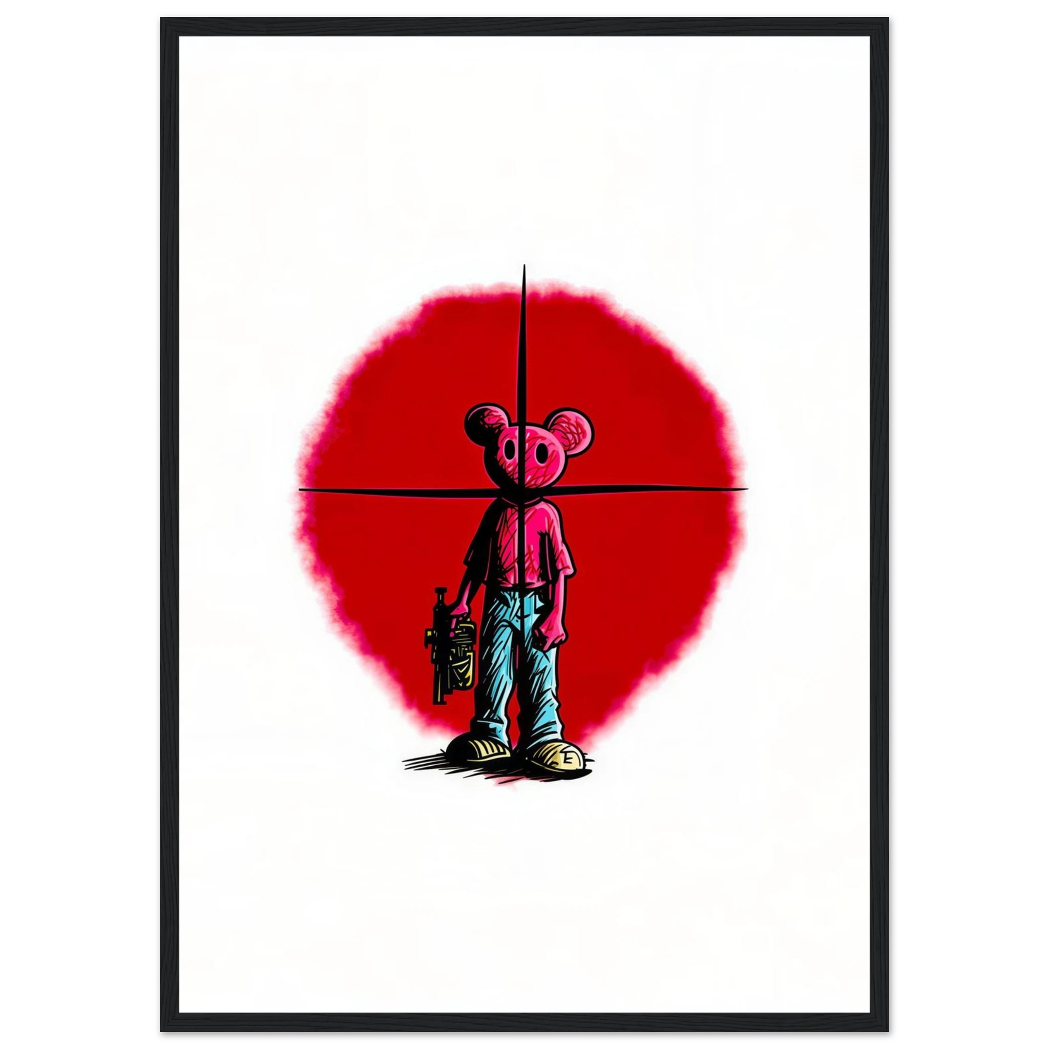 Rizen Never Miss - Premium Framed Wall Art