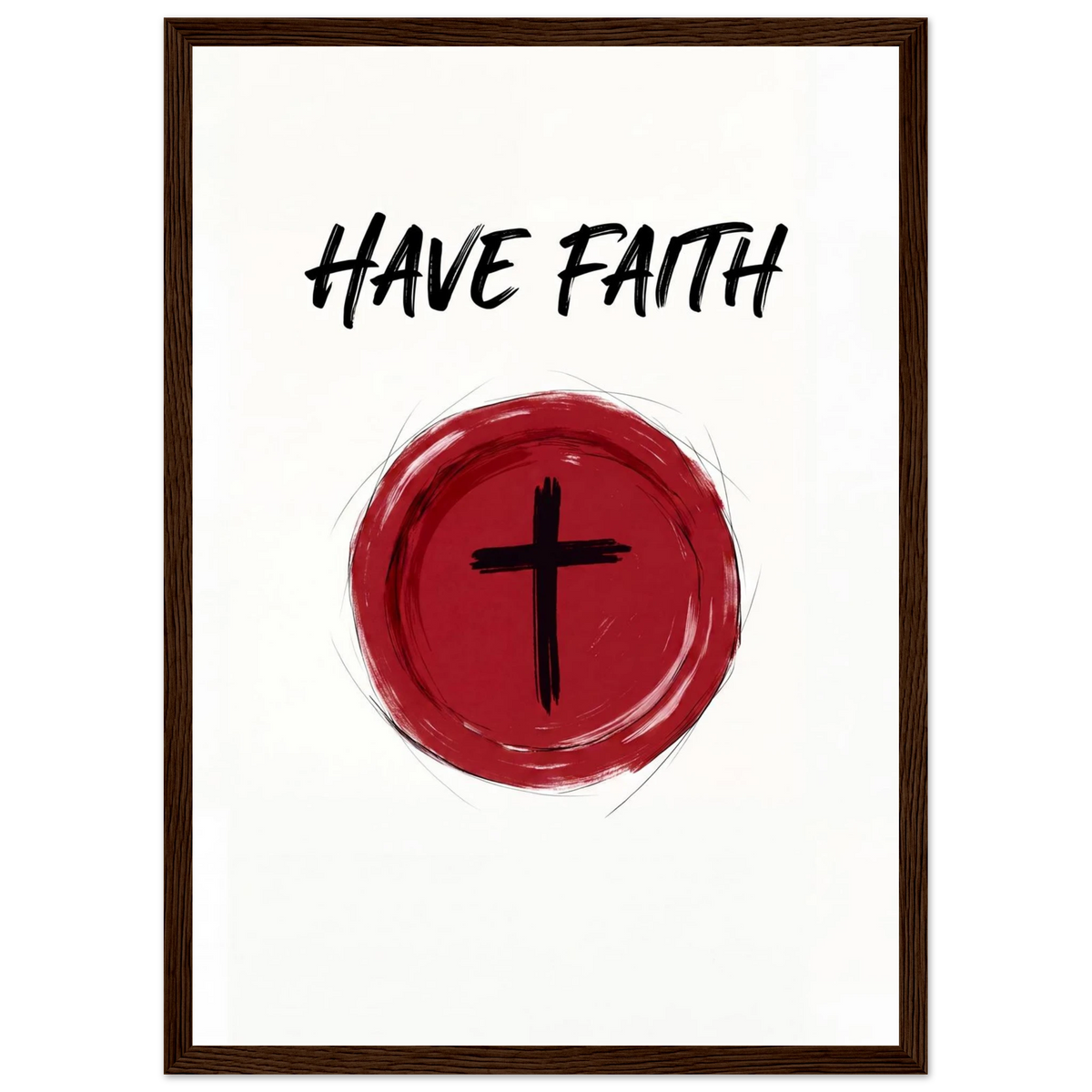 Rizen Have Faith - Premium Framed Wall Art