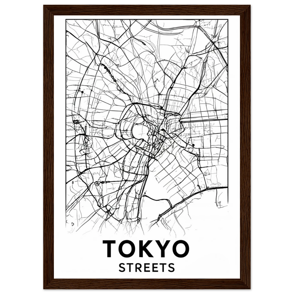 Rizen Tokyo Streets - Premium Framed Wall Art