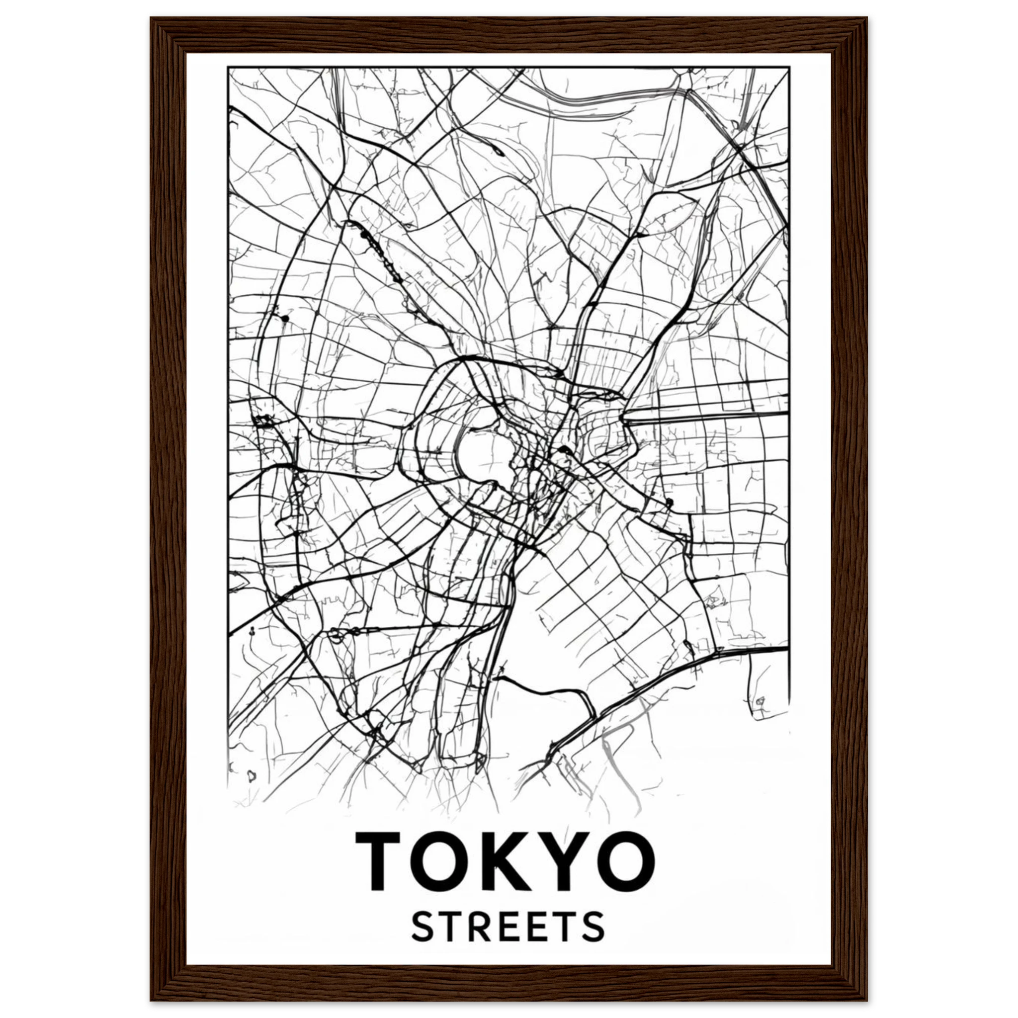 Rizen Tokyo Streets - Premium Framed Wall Art