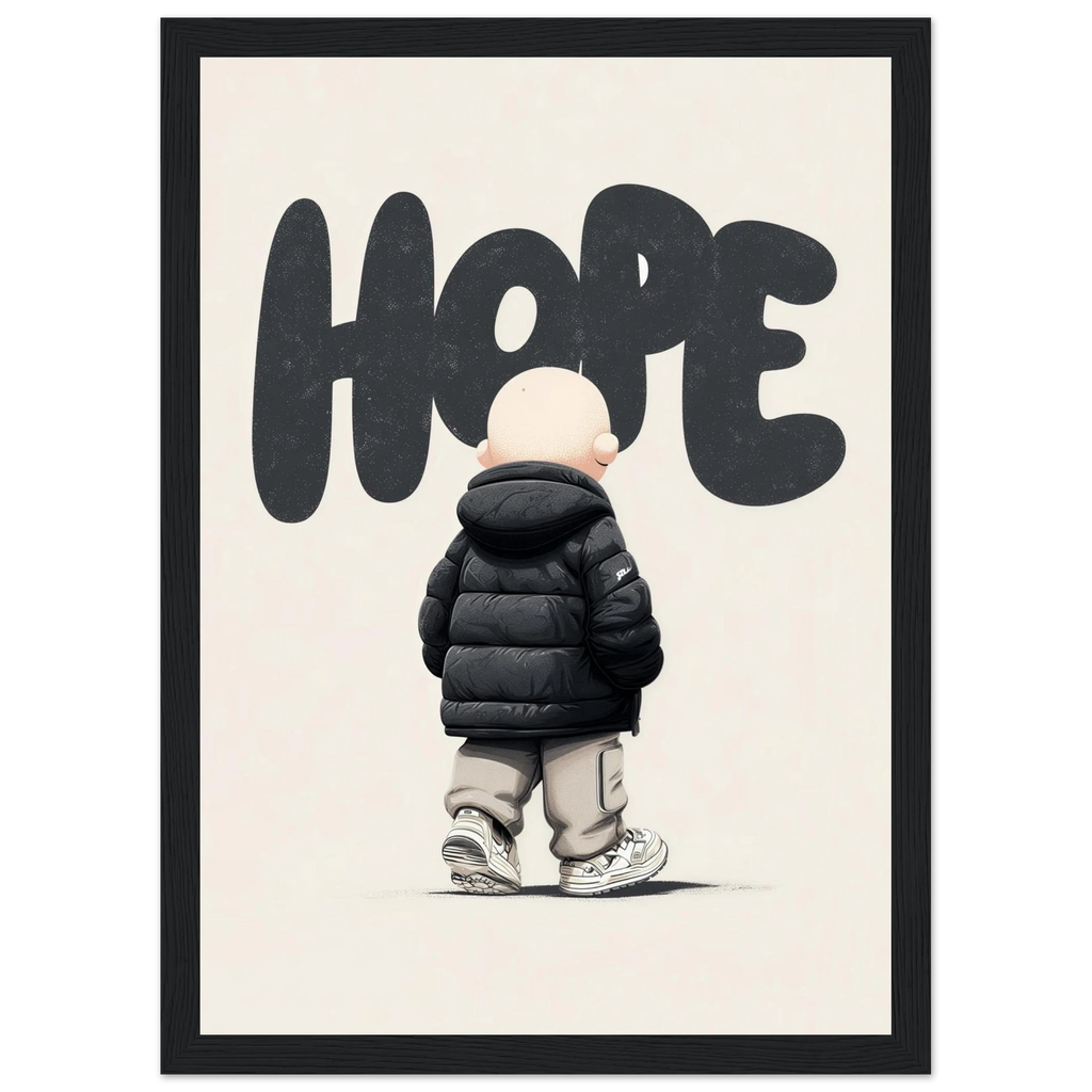 Rizen HOPE - Premium Framed Wall Art