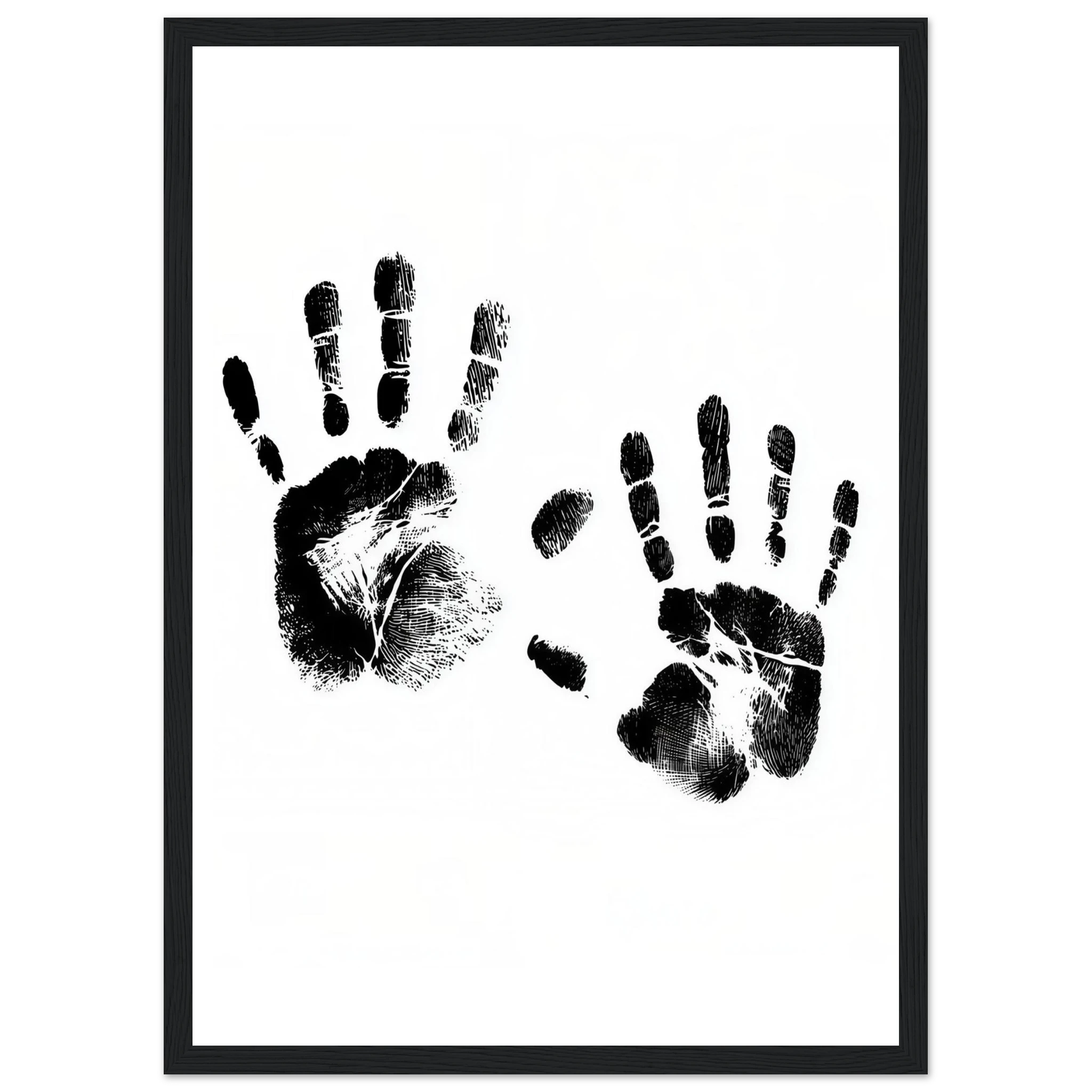 Rizen Memory of Hands - Premium Framed Wall Art