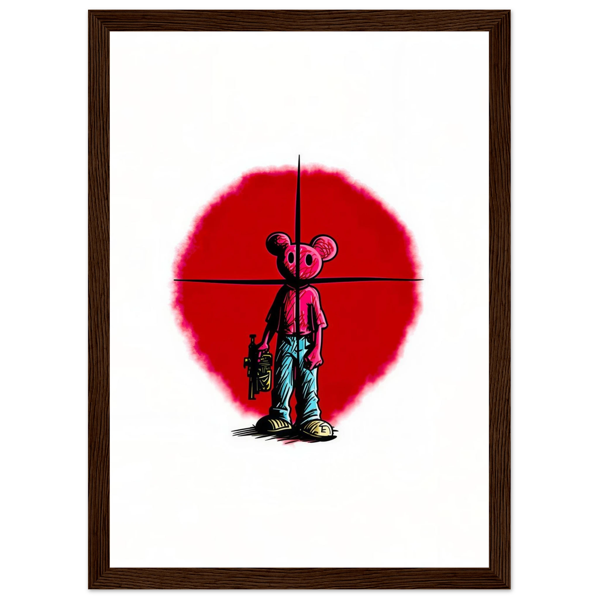 Rizen Never Miss - Premium Framed Wall Art