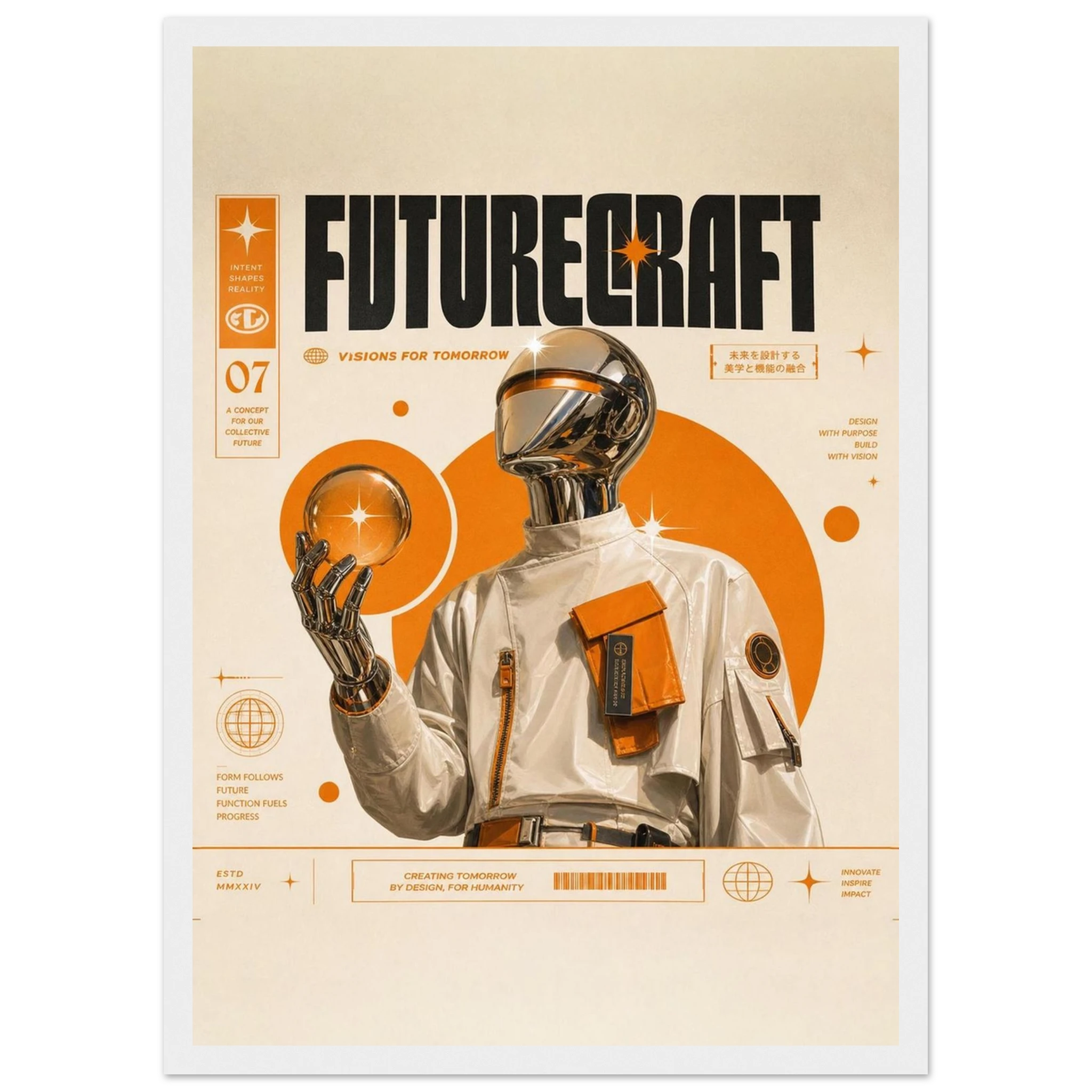 Rizen Future Craft - Premium Framed Wall Art