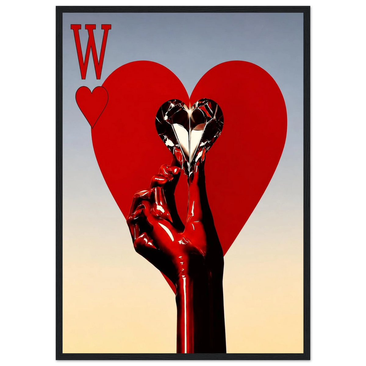 Rizen Worth The Love - Premium Framed Wall Art