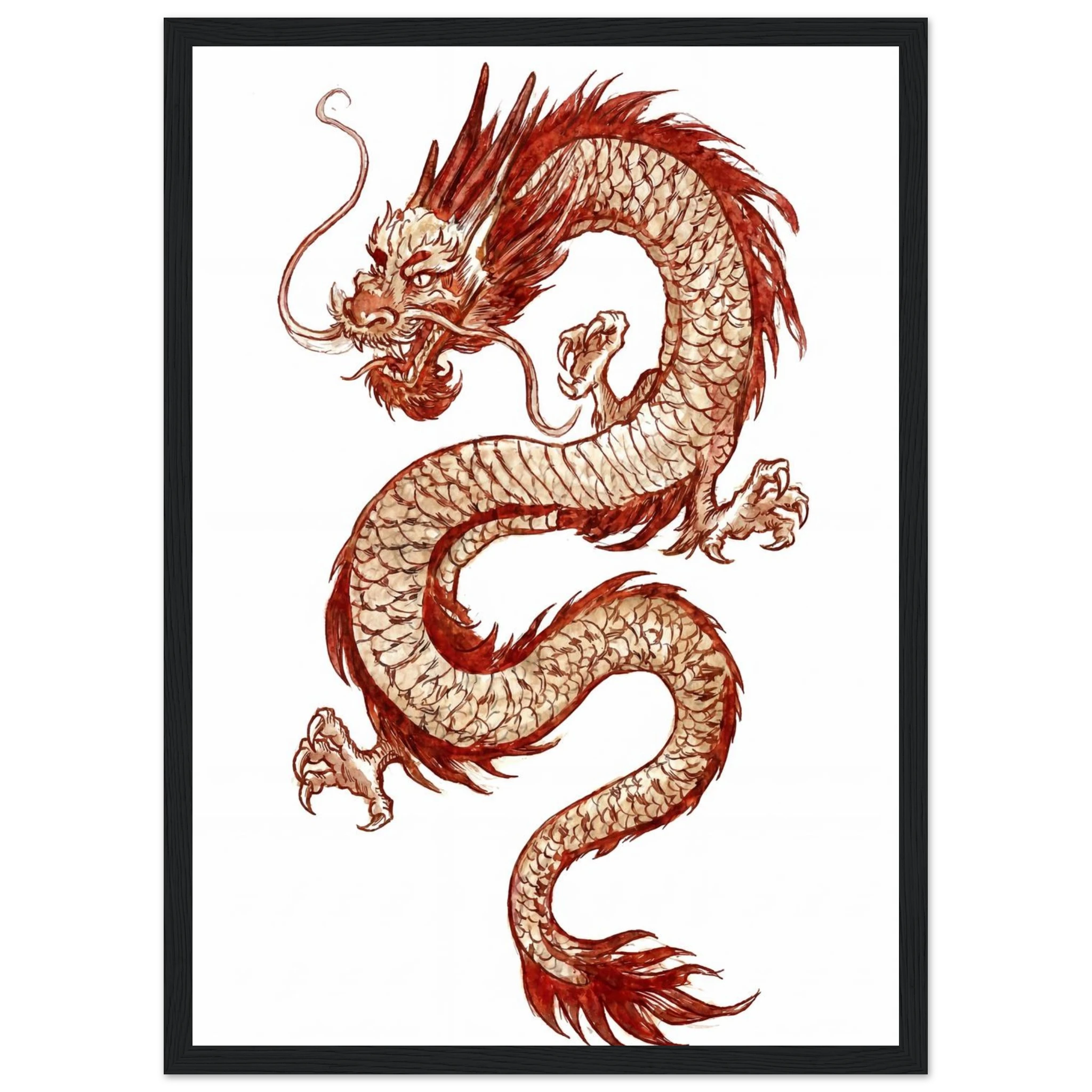 Rizen The Last Dragon - Premium Framed Wall Art