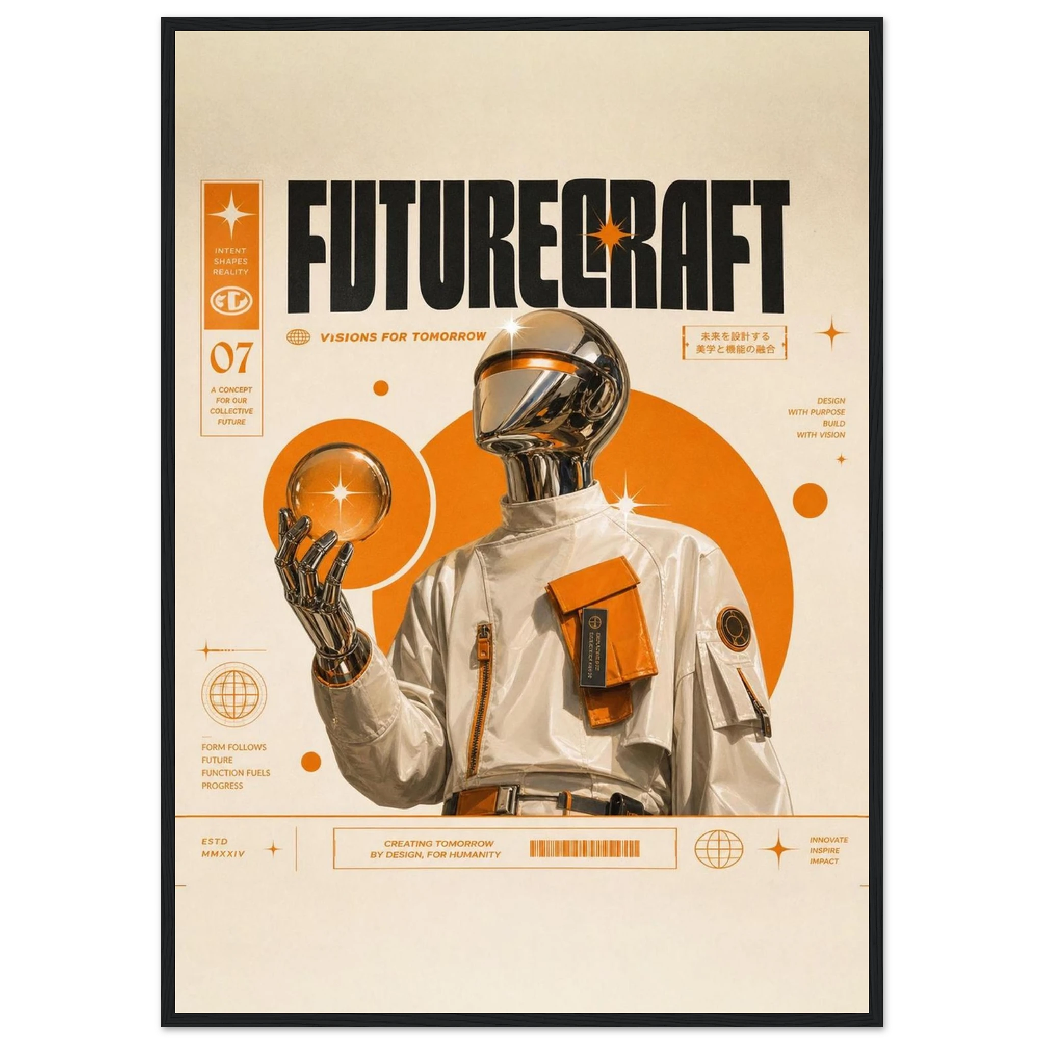 Rizen Future Craft - Premium Framed Wall Art