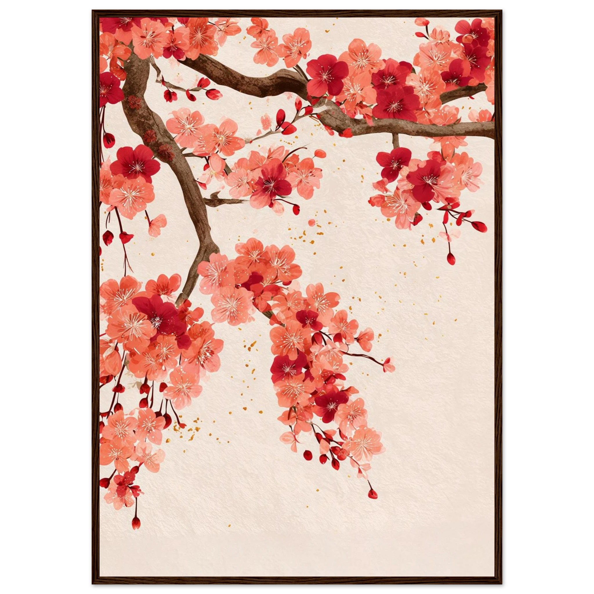 Rizen Ember Tree - Premium Framed Wall Art