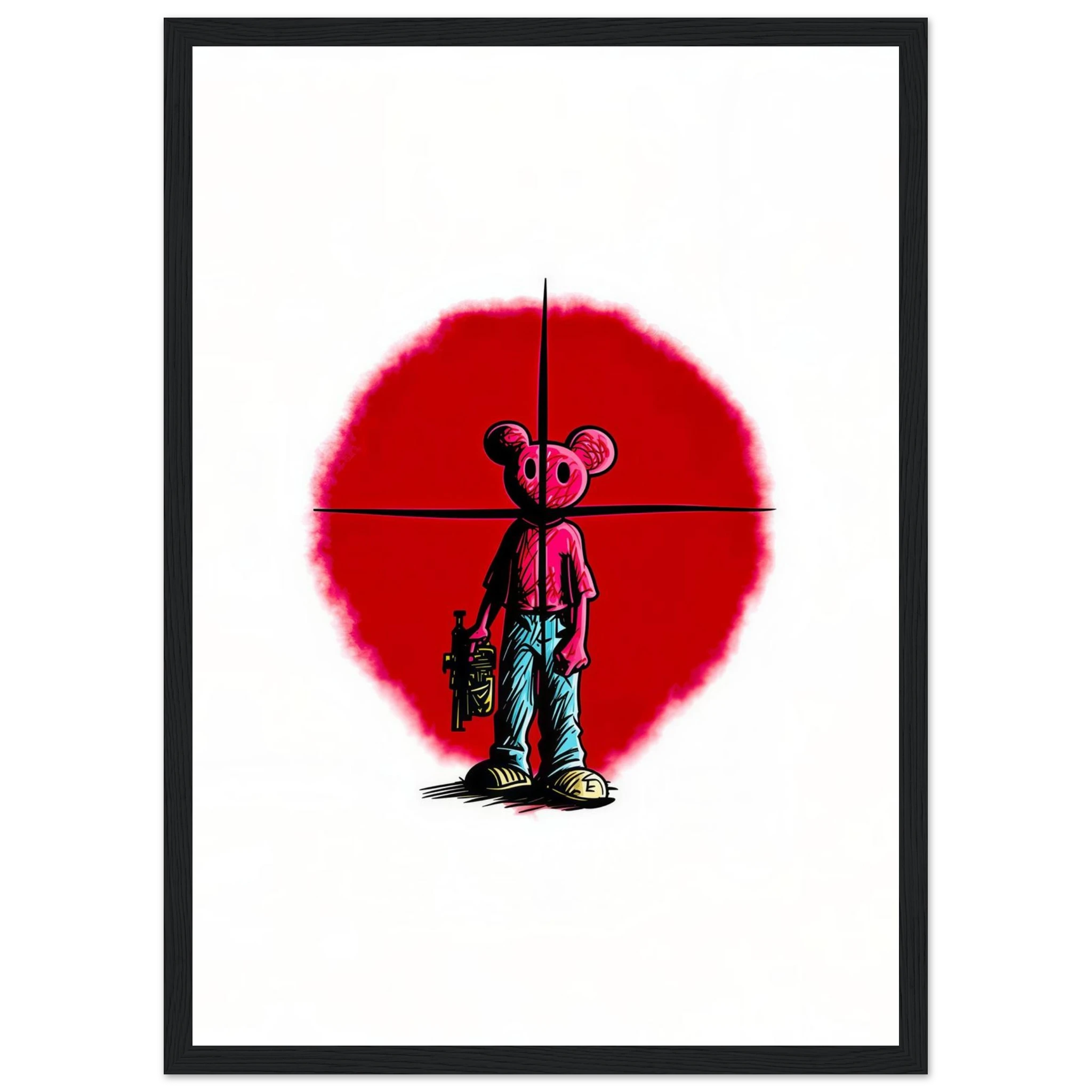 Rizen Never Miss - Premium Framed Wall Art