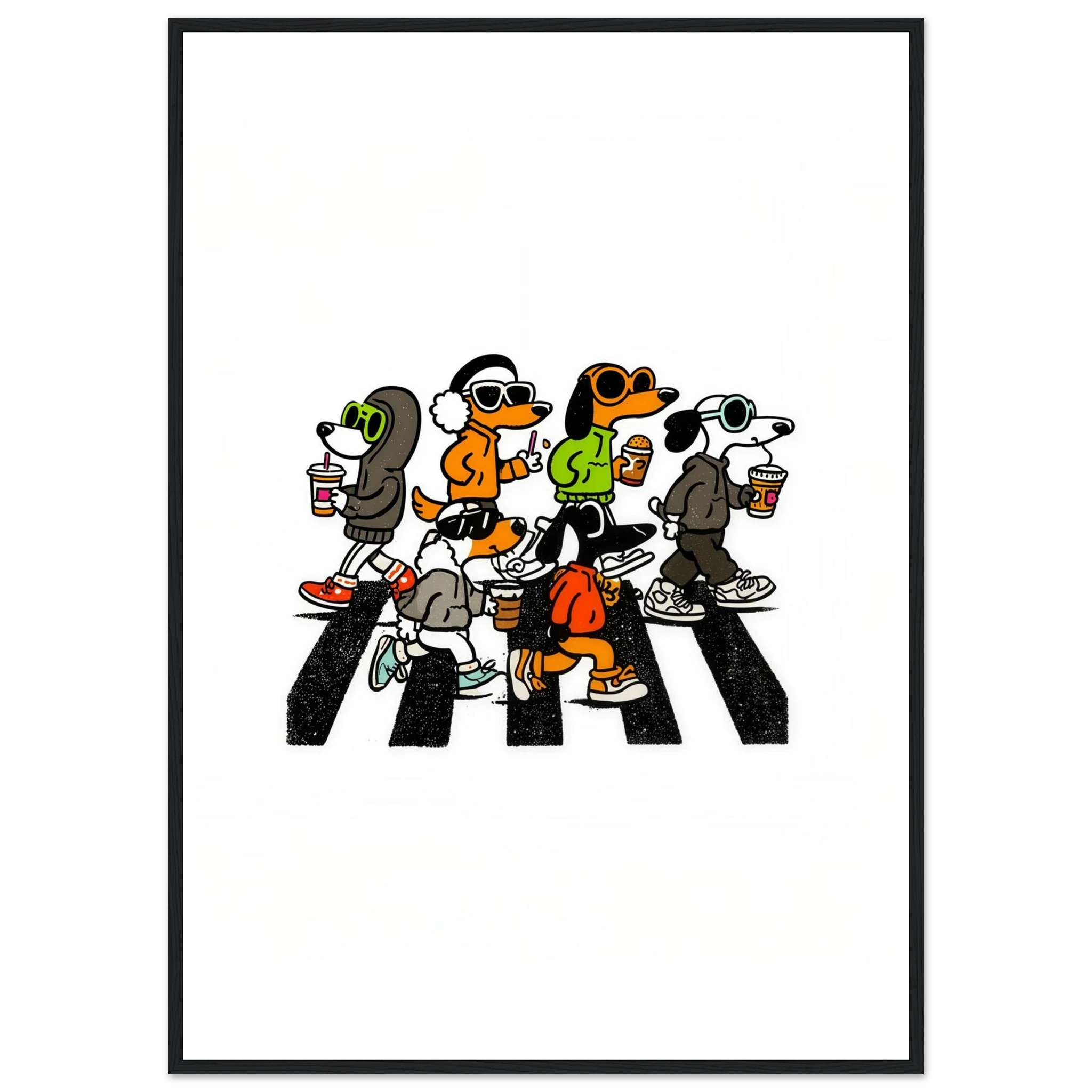 Rizen Take A Walk - Premium Framed Wall Art
