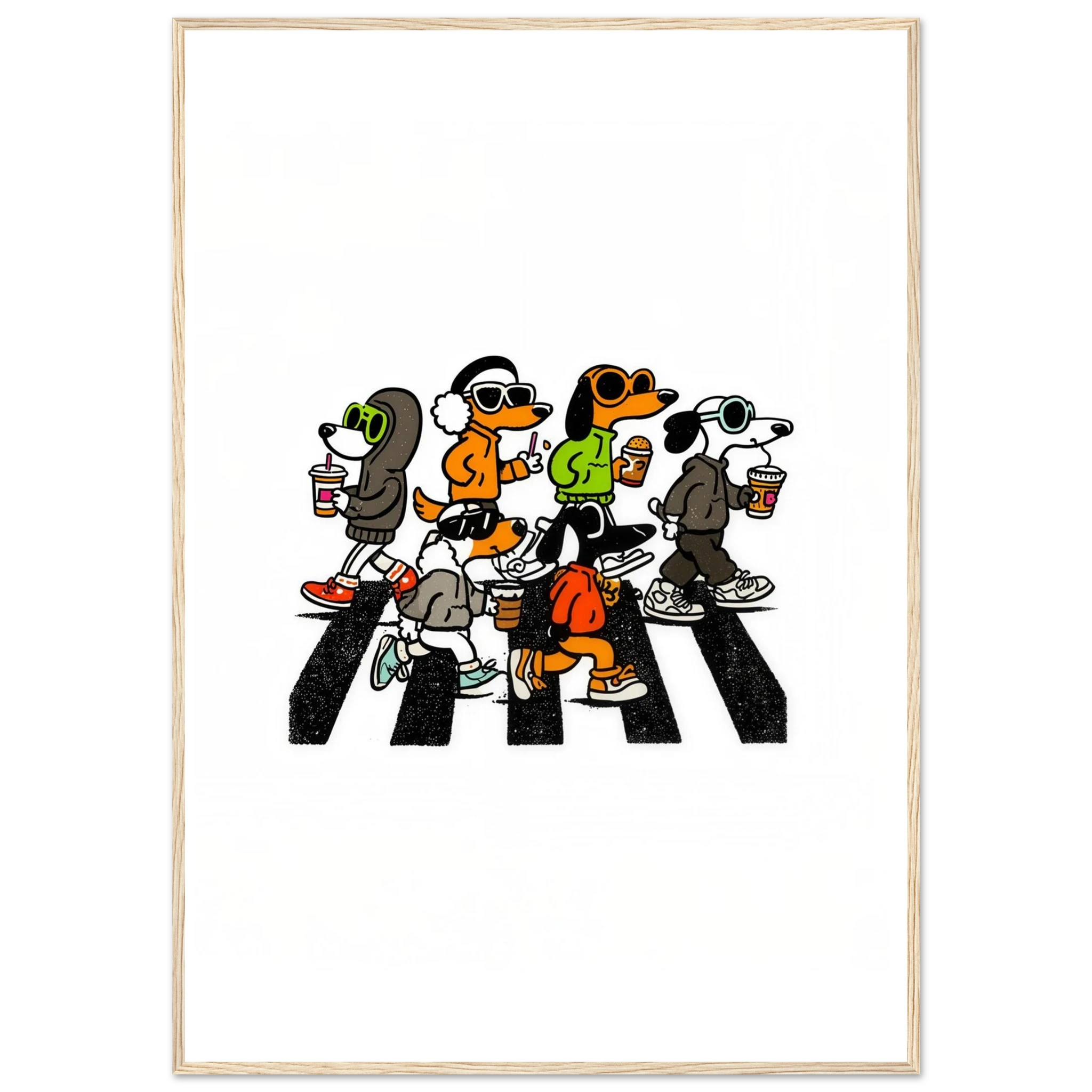Rizen Take A Walk - Premium Framed Wall Art
