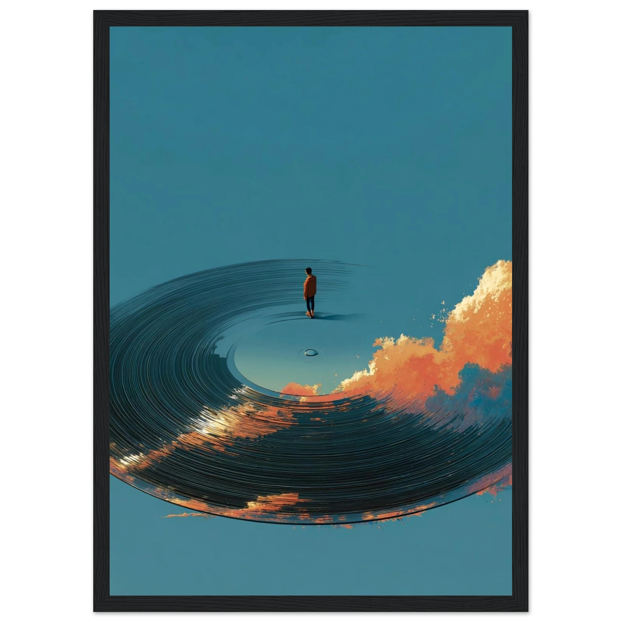 Rizen Vinyl Dream - Premium Framed Wall Art