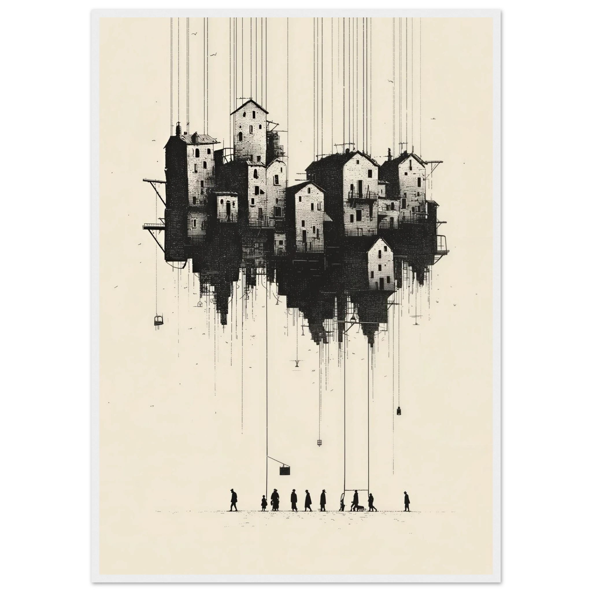 Rizen Threadbound - Premium Framed Wall Art