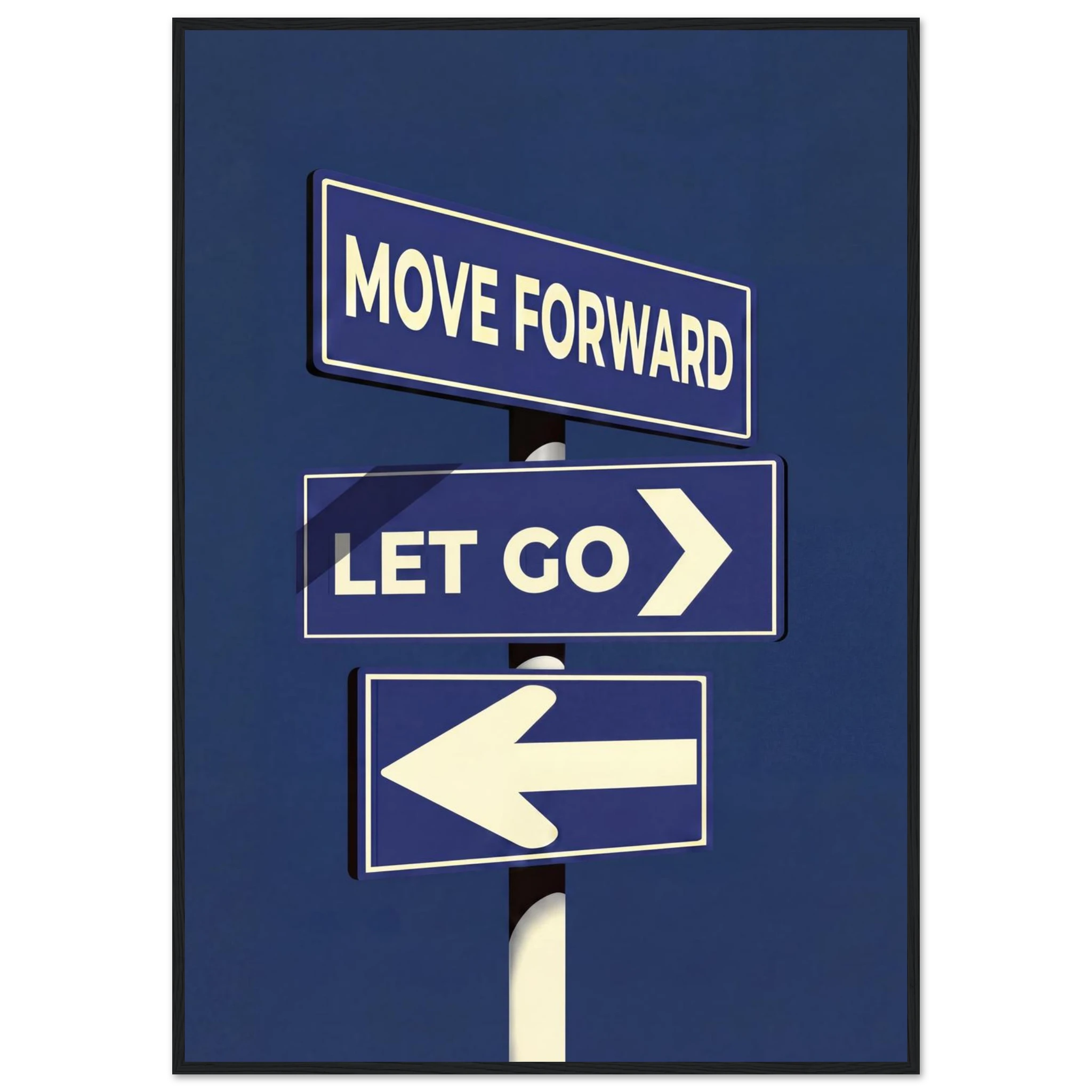 Rizen Move Forward - Premium Framed Wall Art