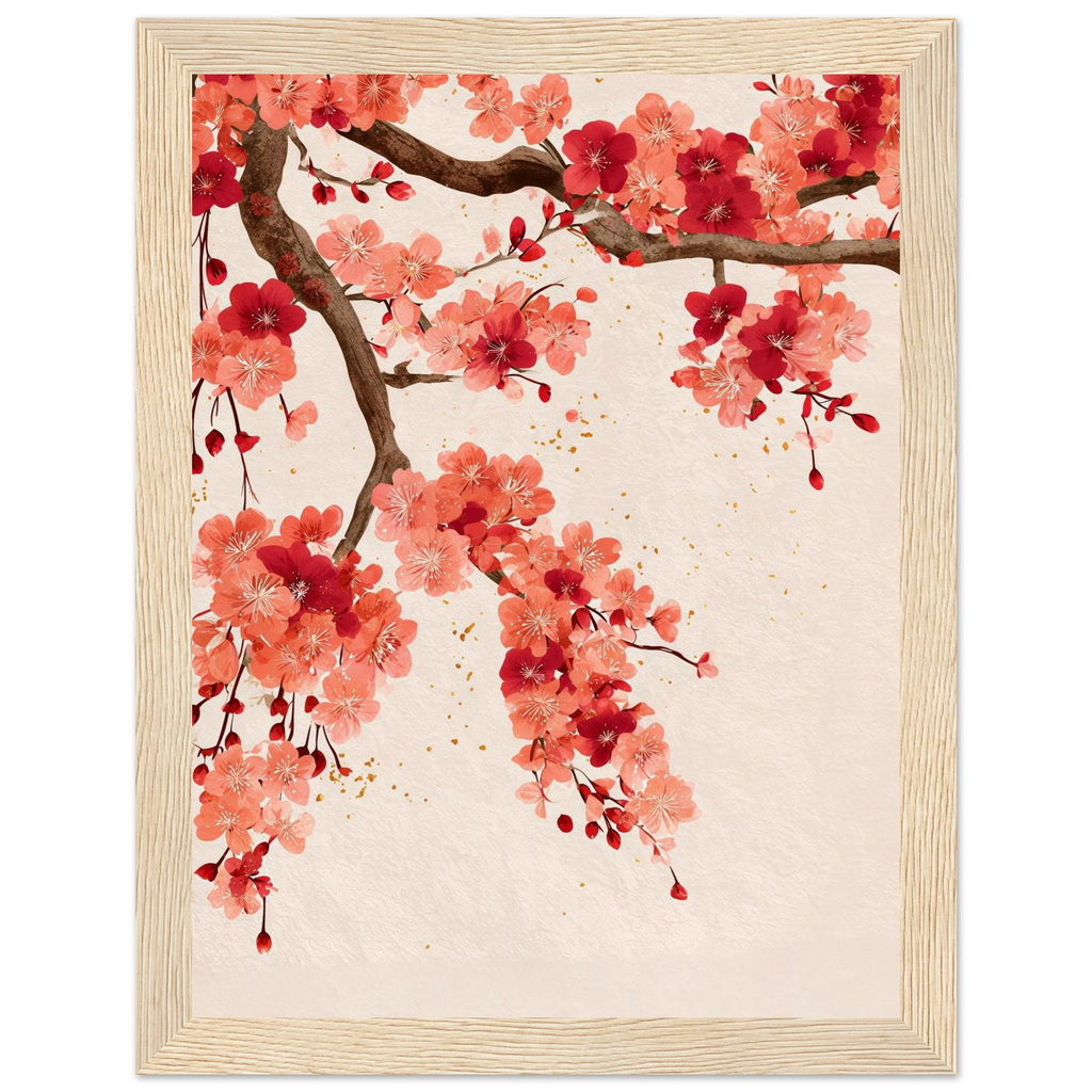 Rizen Ember Tree - Premium Framed Wall Art