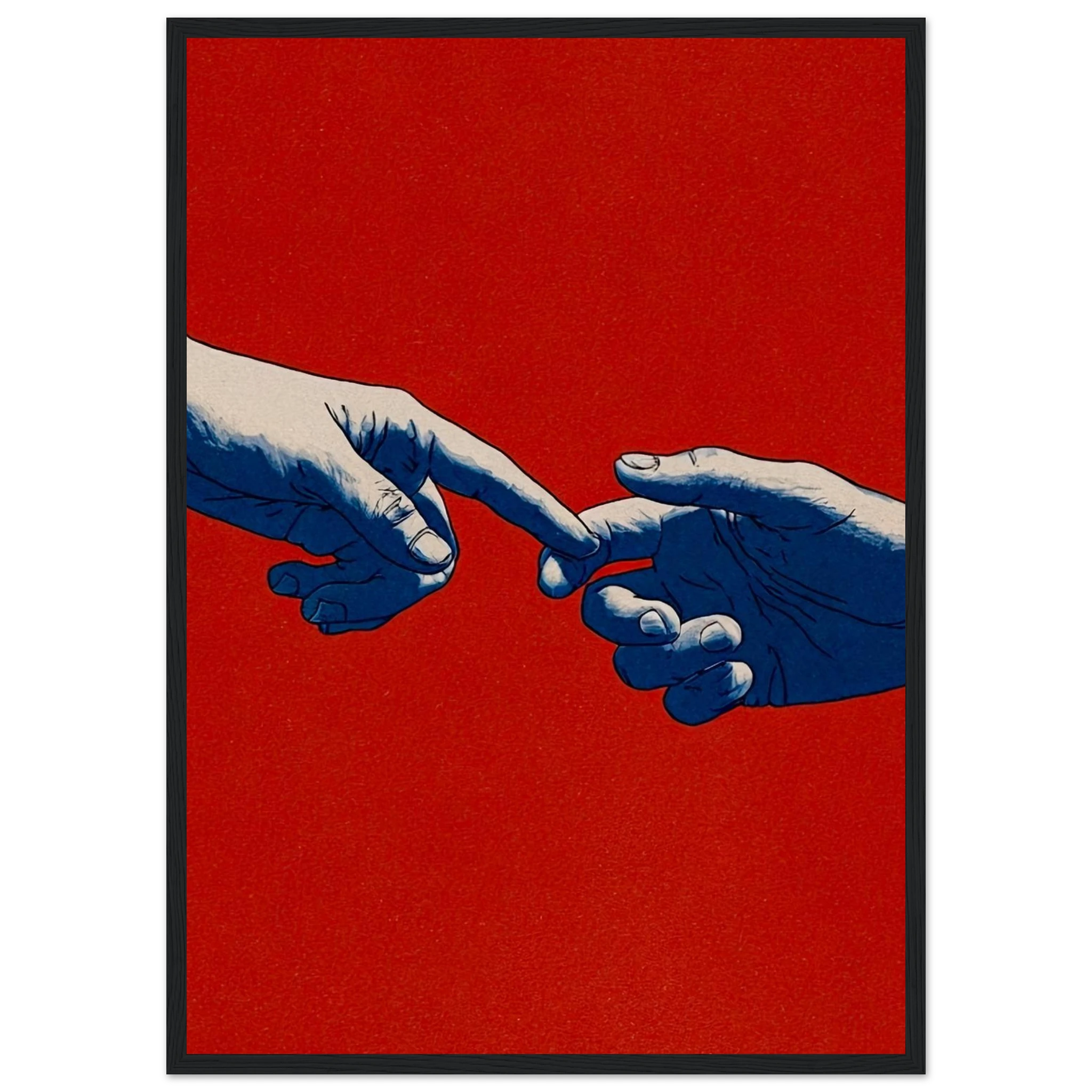 Rizen Fingertip Promise - Premium Framed Wall Art