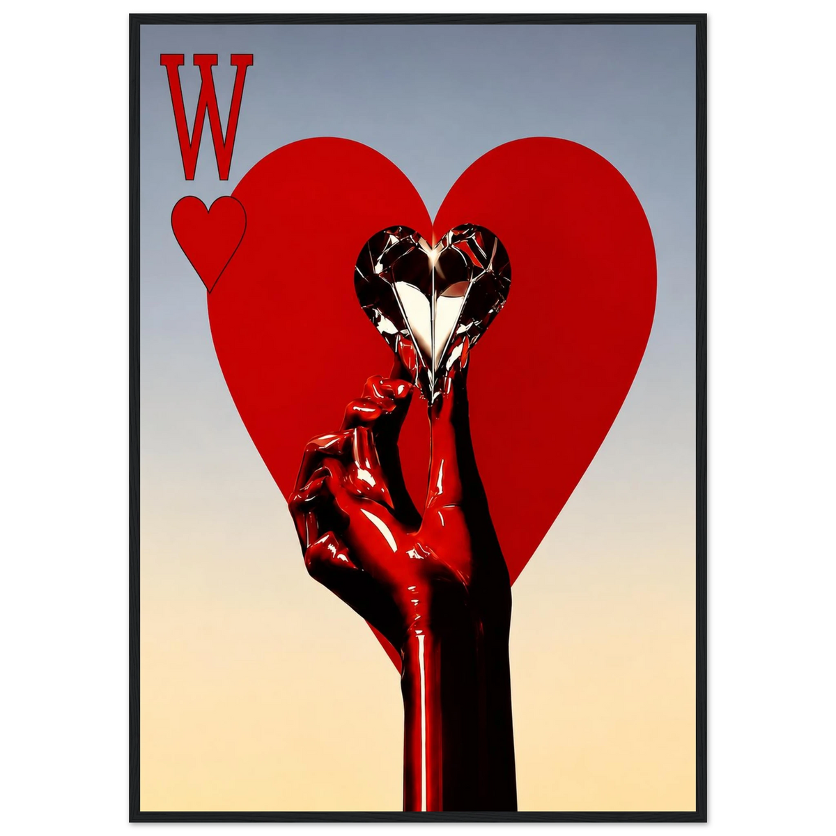 Rizen Worth The Love - Premium Framed Wall Art