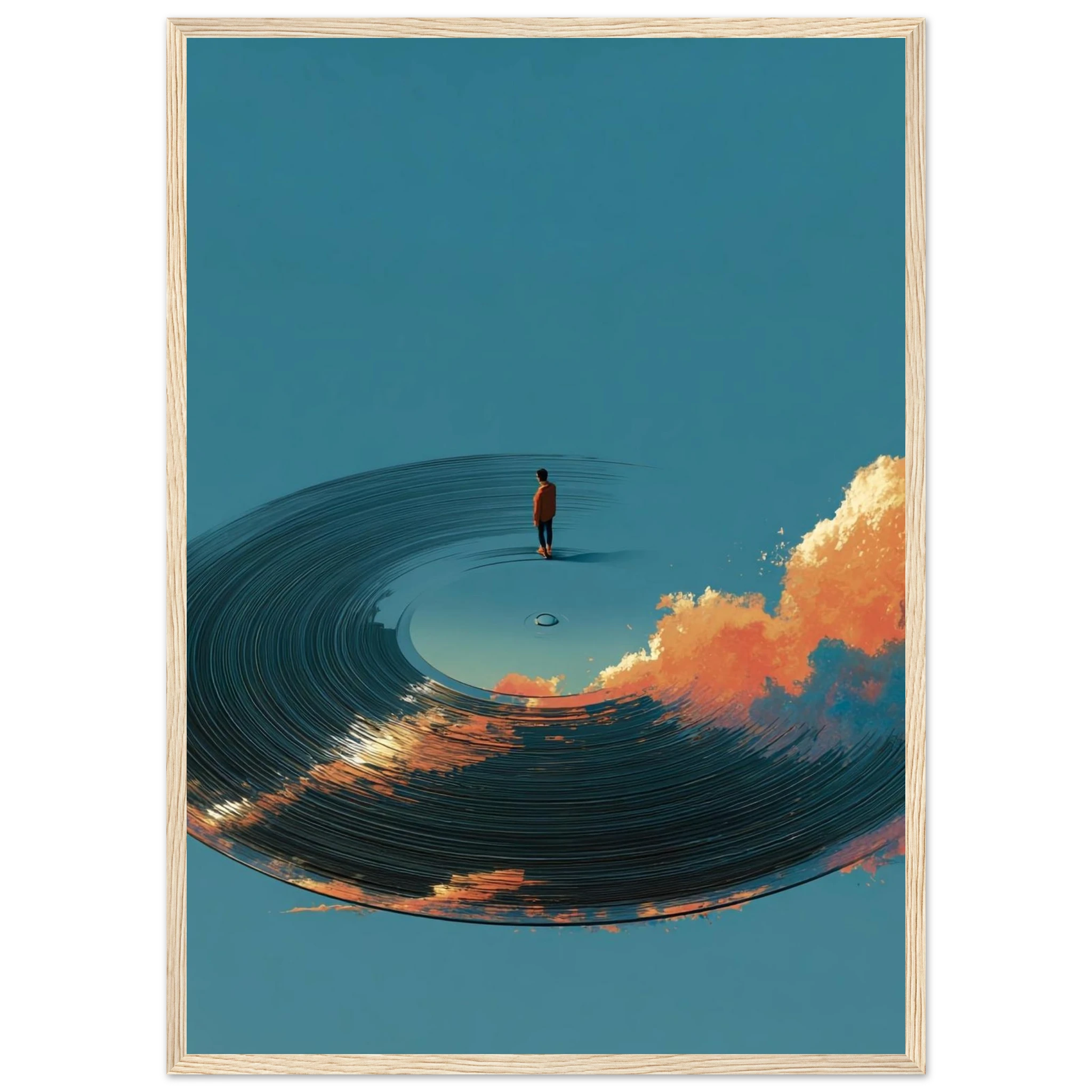 Rizen Vinyl Dream - Premium Framed Wall Art