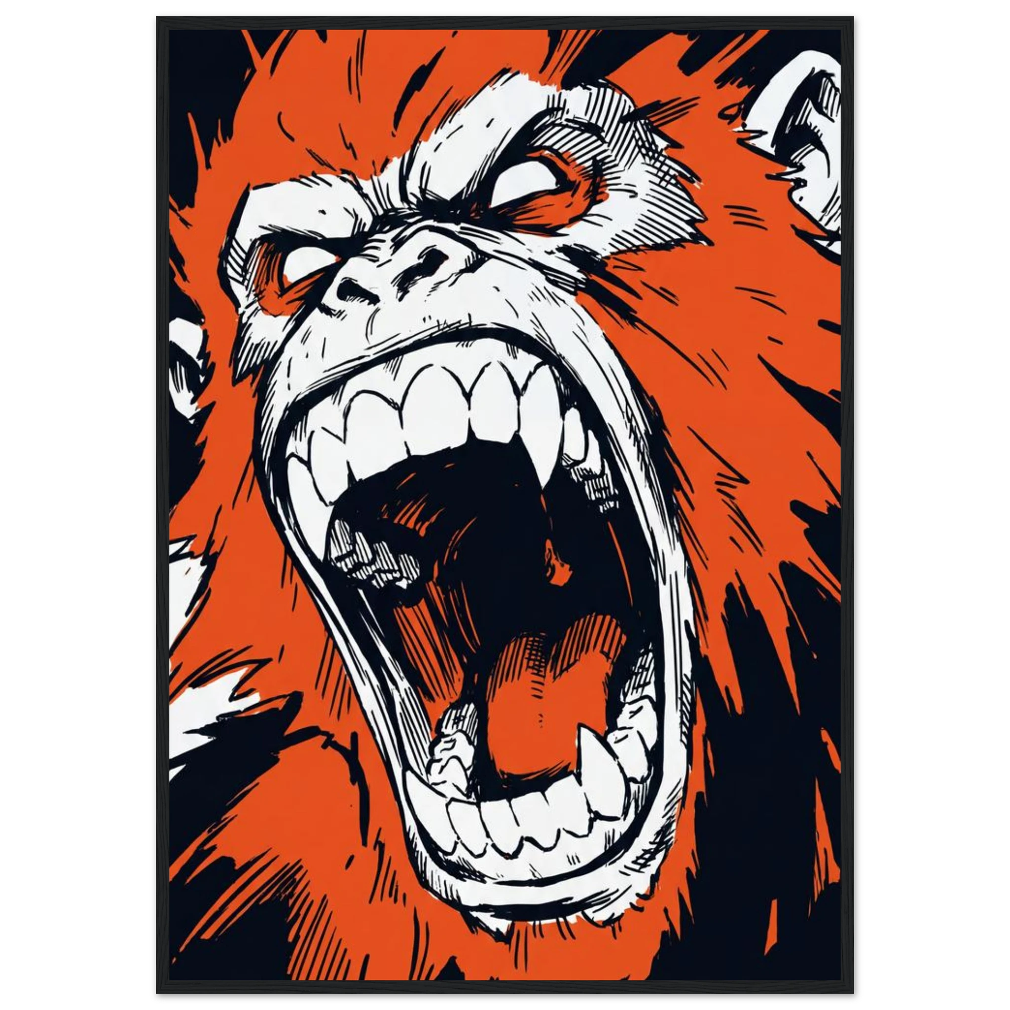 Rizen Rage - Premium Framed Wall Art