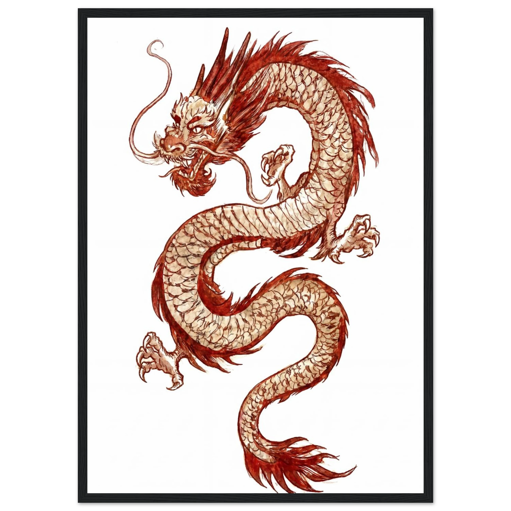Rizen The Last Dragon - Premium Framed Wall Art