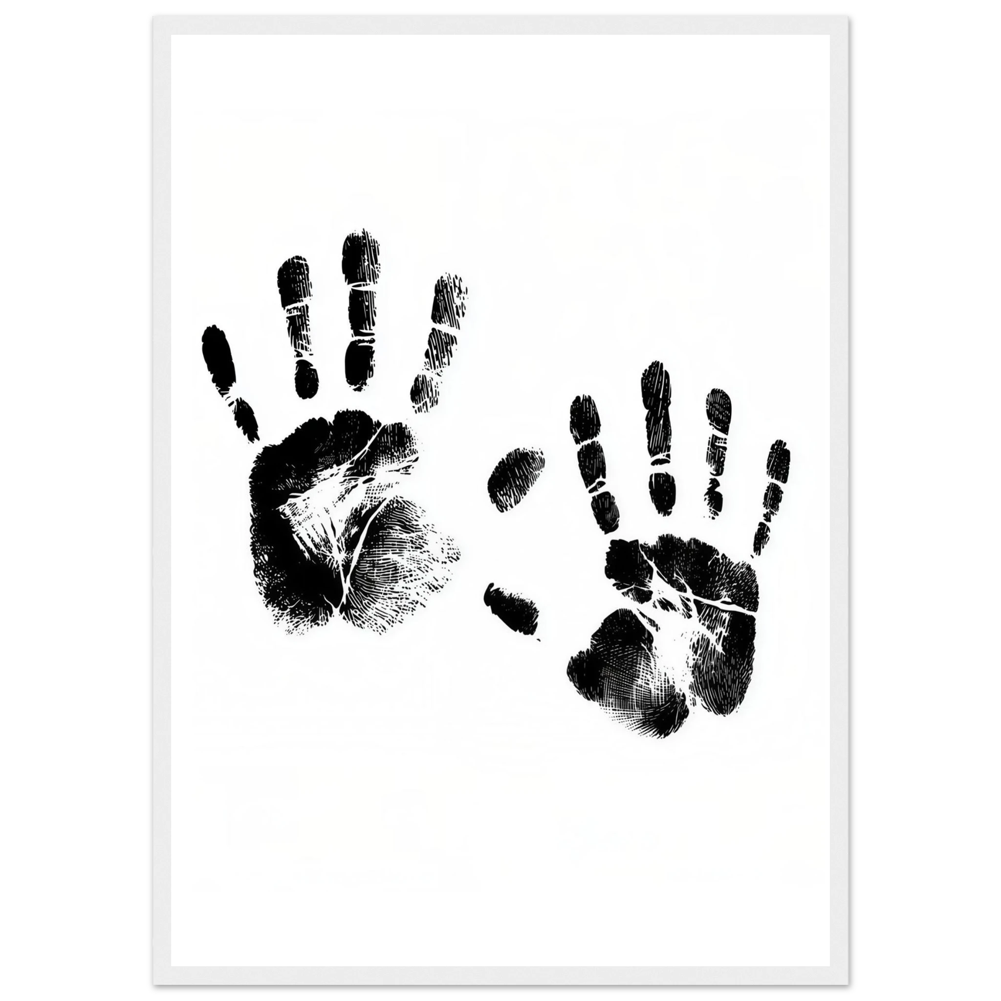 Rizen Memory of Hands - Premium Framed Wall Art