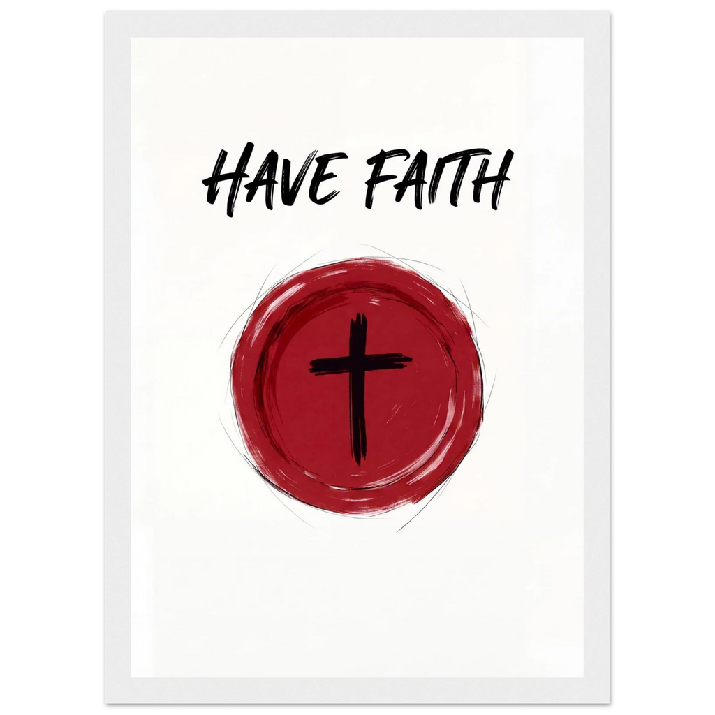 Rizen Have Faith - Premium Framed Wall Art