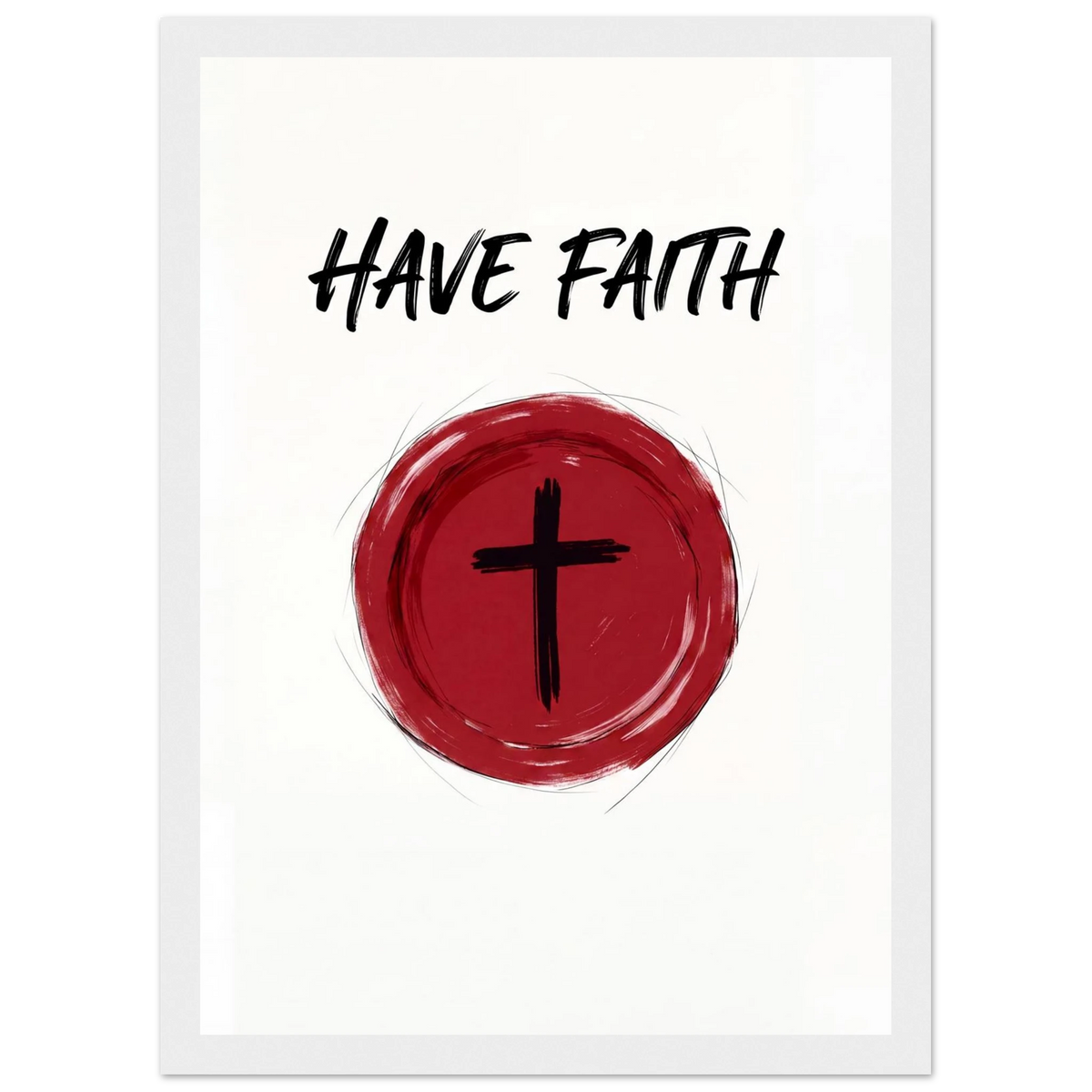 Rizen Have Faith - Premium Framed Wall Art