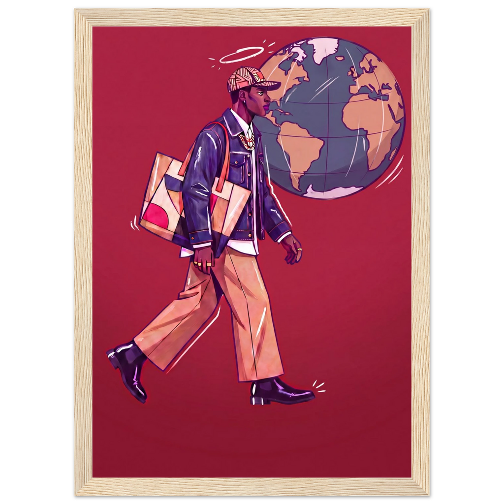 Rizen Global Stride - Premium Framed Wall Art