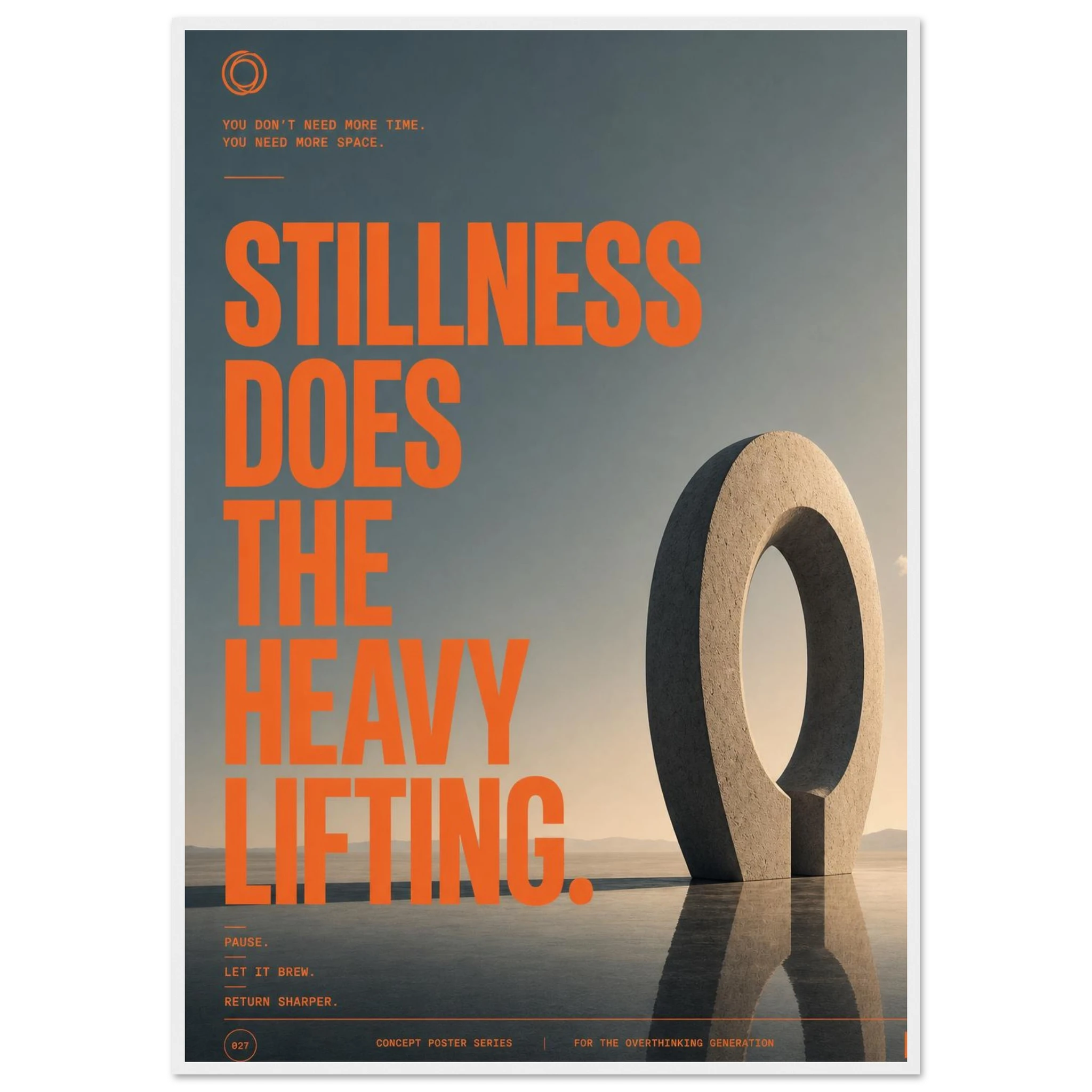 Rizen Stillness - Premium Framed Wall Art