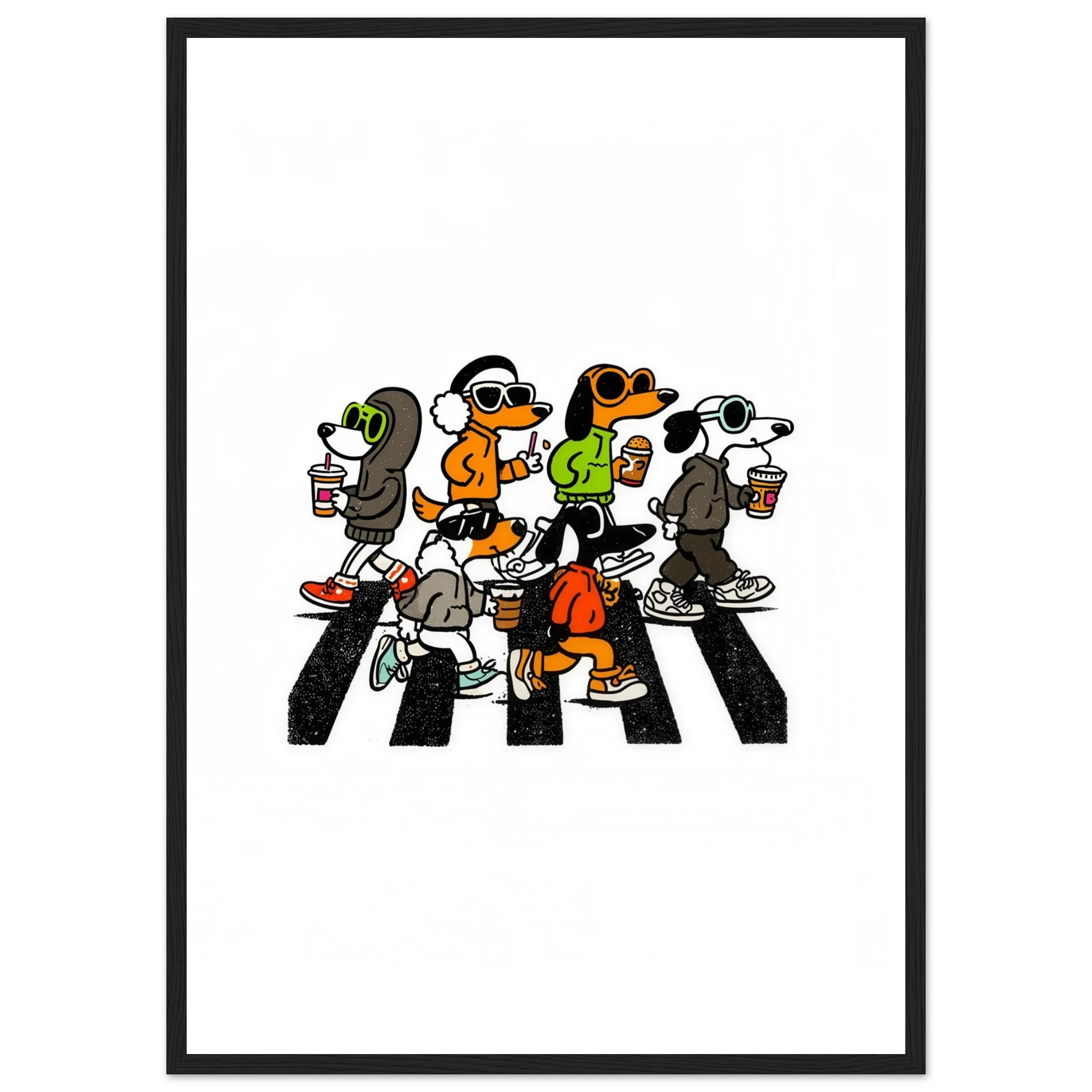 Rizen Take A Walk - Premium Framed Wall Art