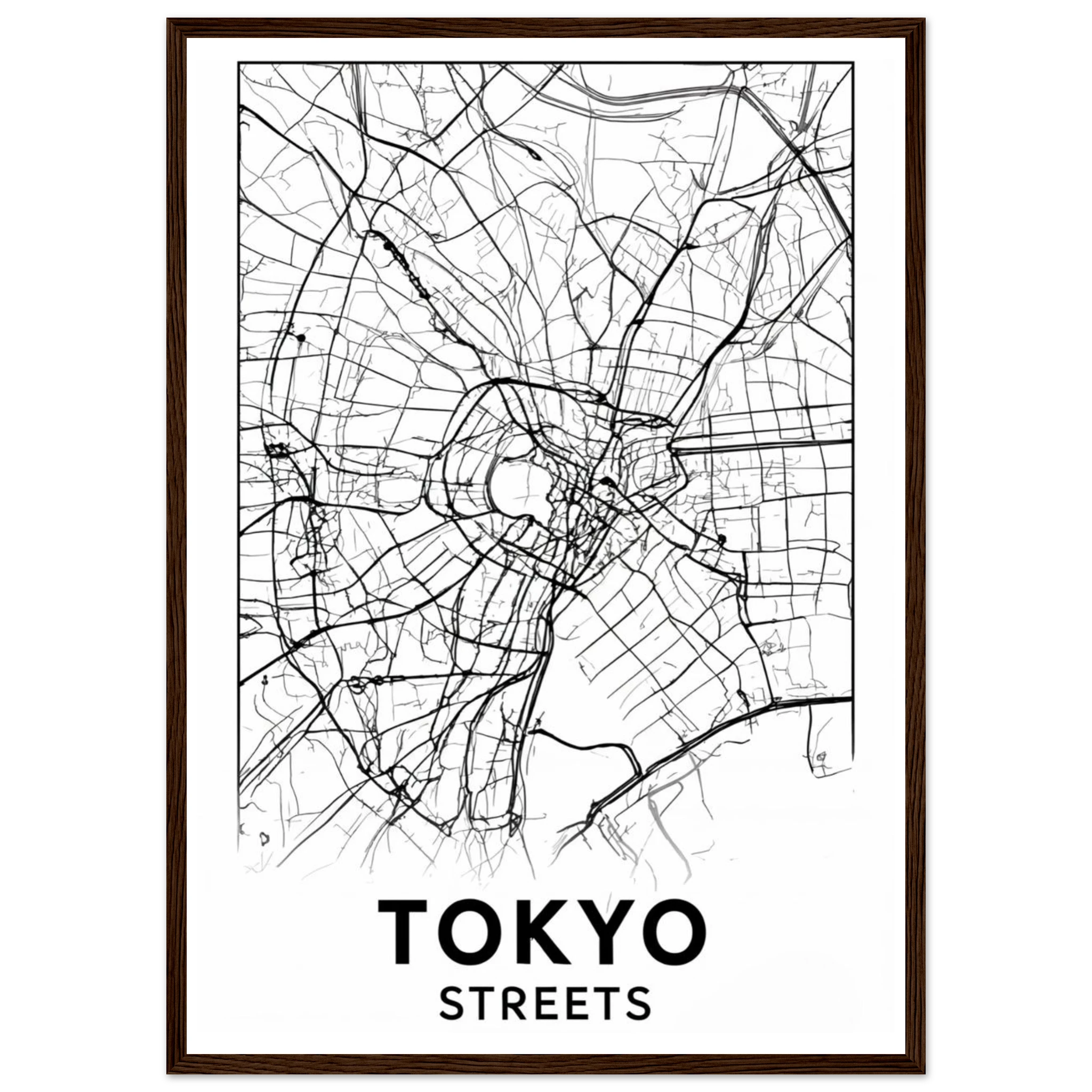 Rizen Tokyo Streets - Premium Framed Wall Art