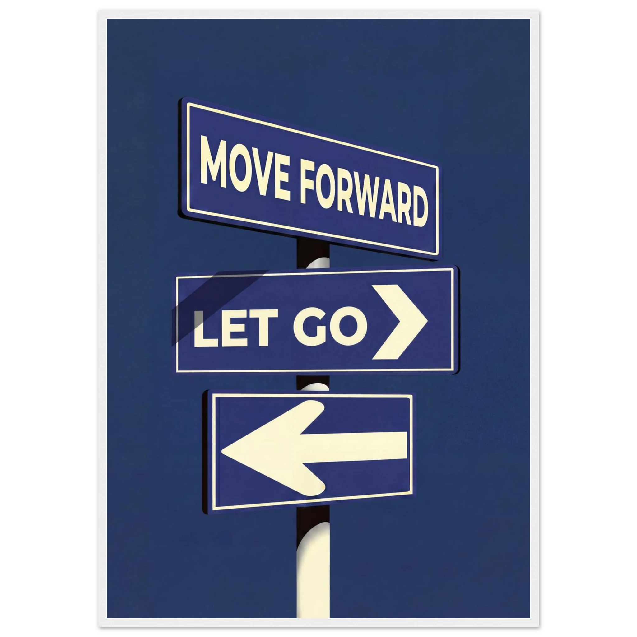 Rizen Move Forward - Premium Framed Wall Art