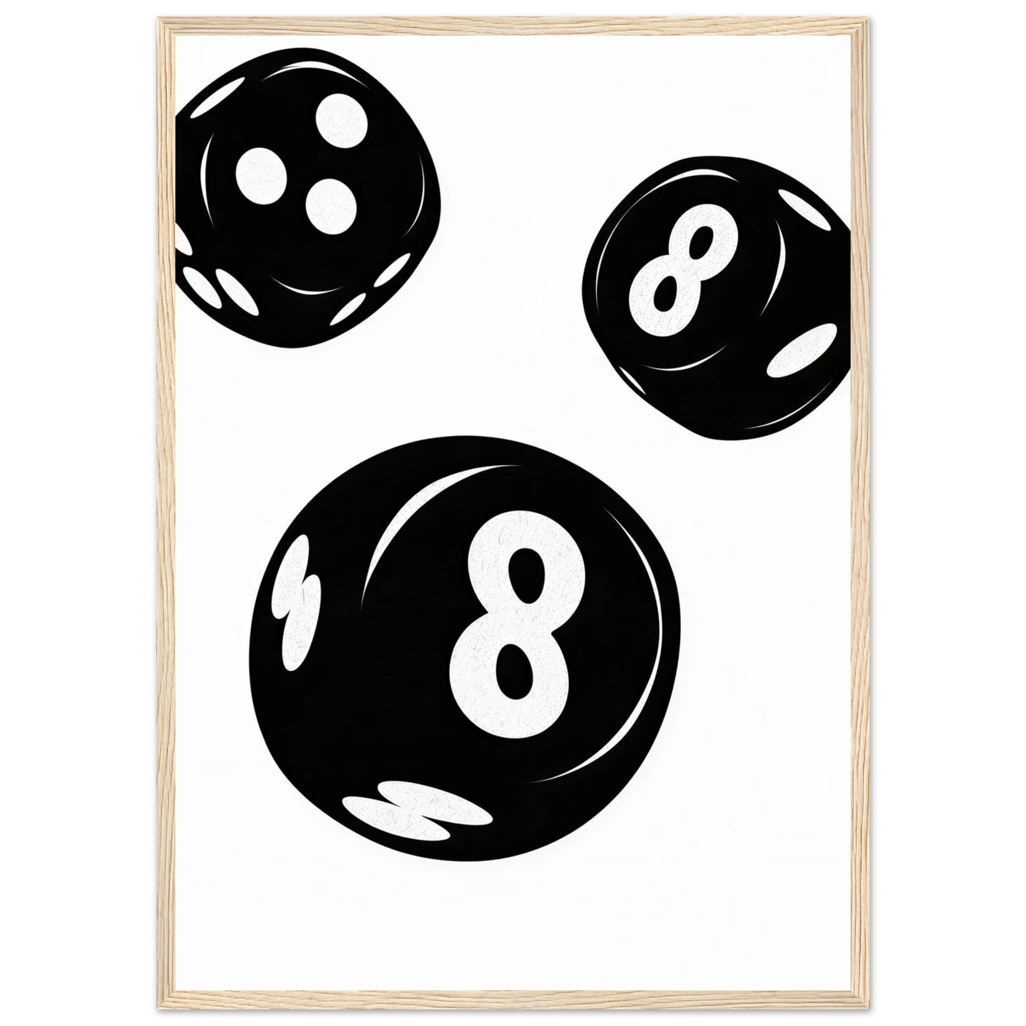 Rizen 8 Chances - Premium Framed Wall Art