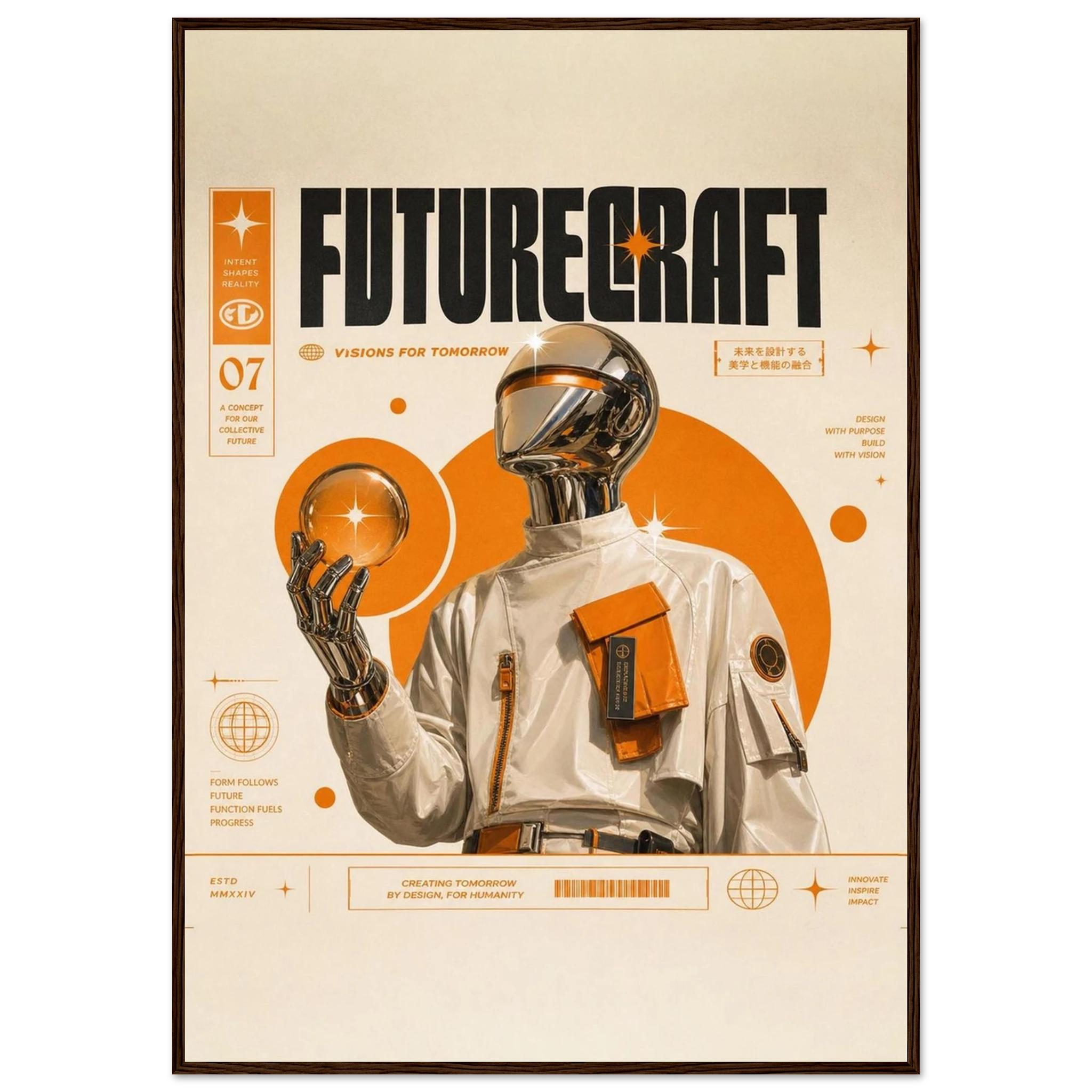 Rizen Future Craft - Premium Framed Wall Art