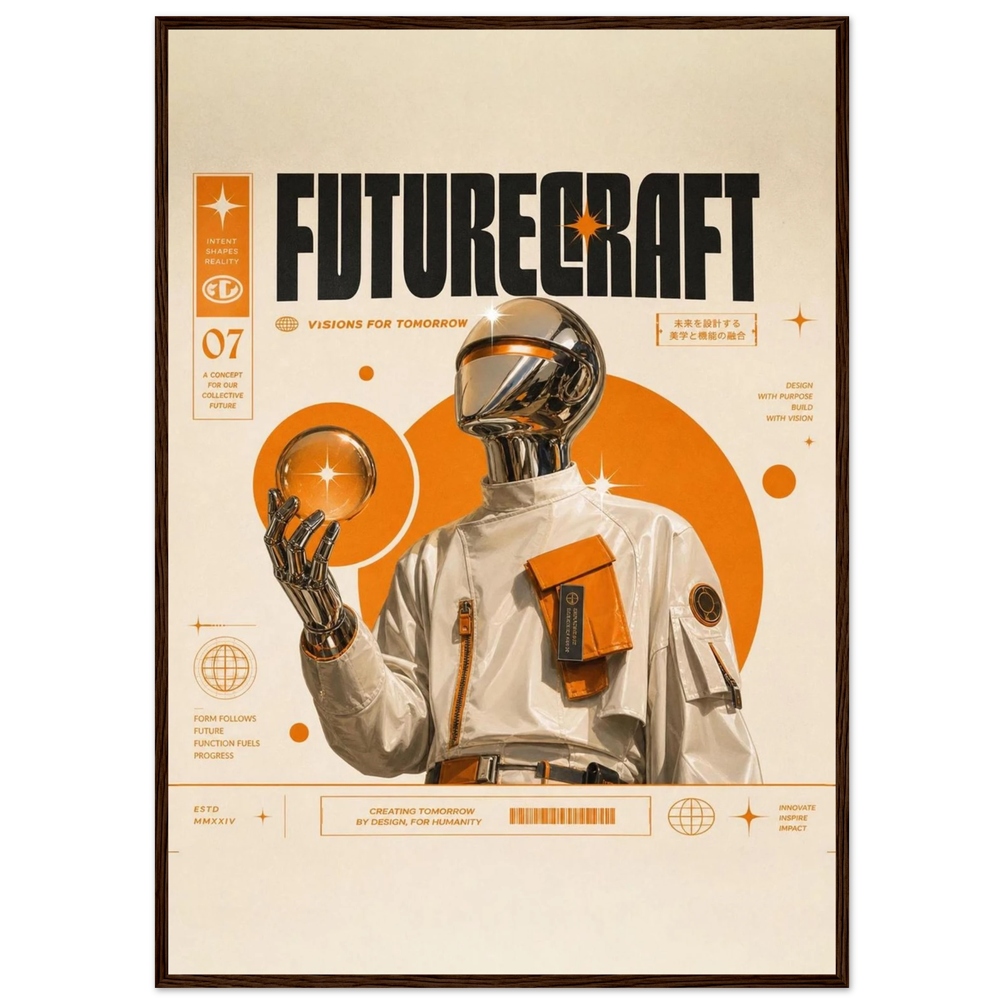 Rizen Future Craft - Premium Framed Wall Art