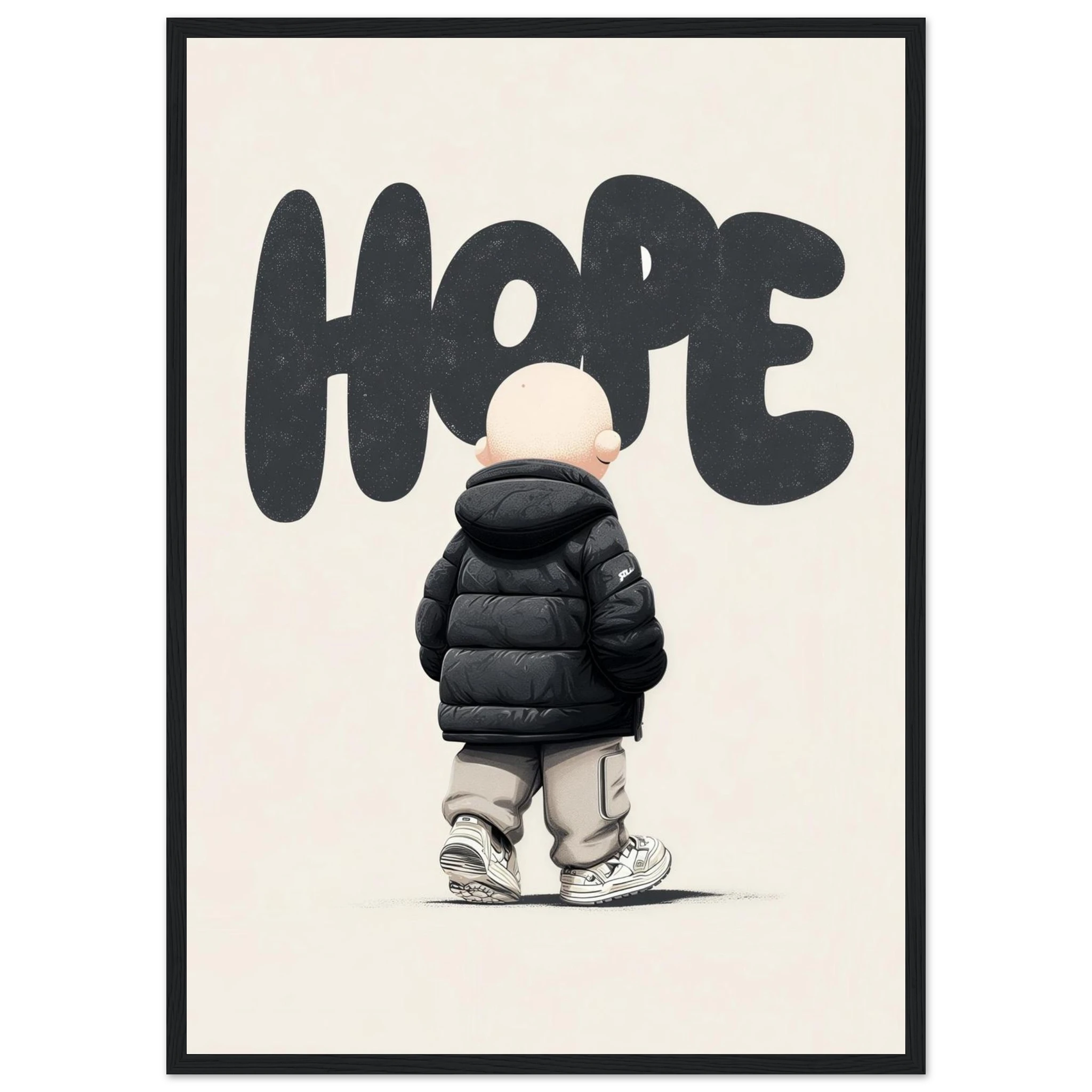 Rizen HOPE - Premium Framed Wall Art