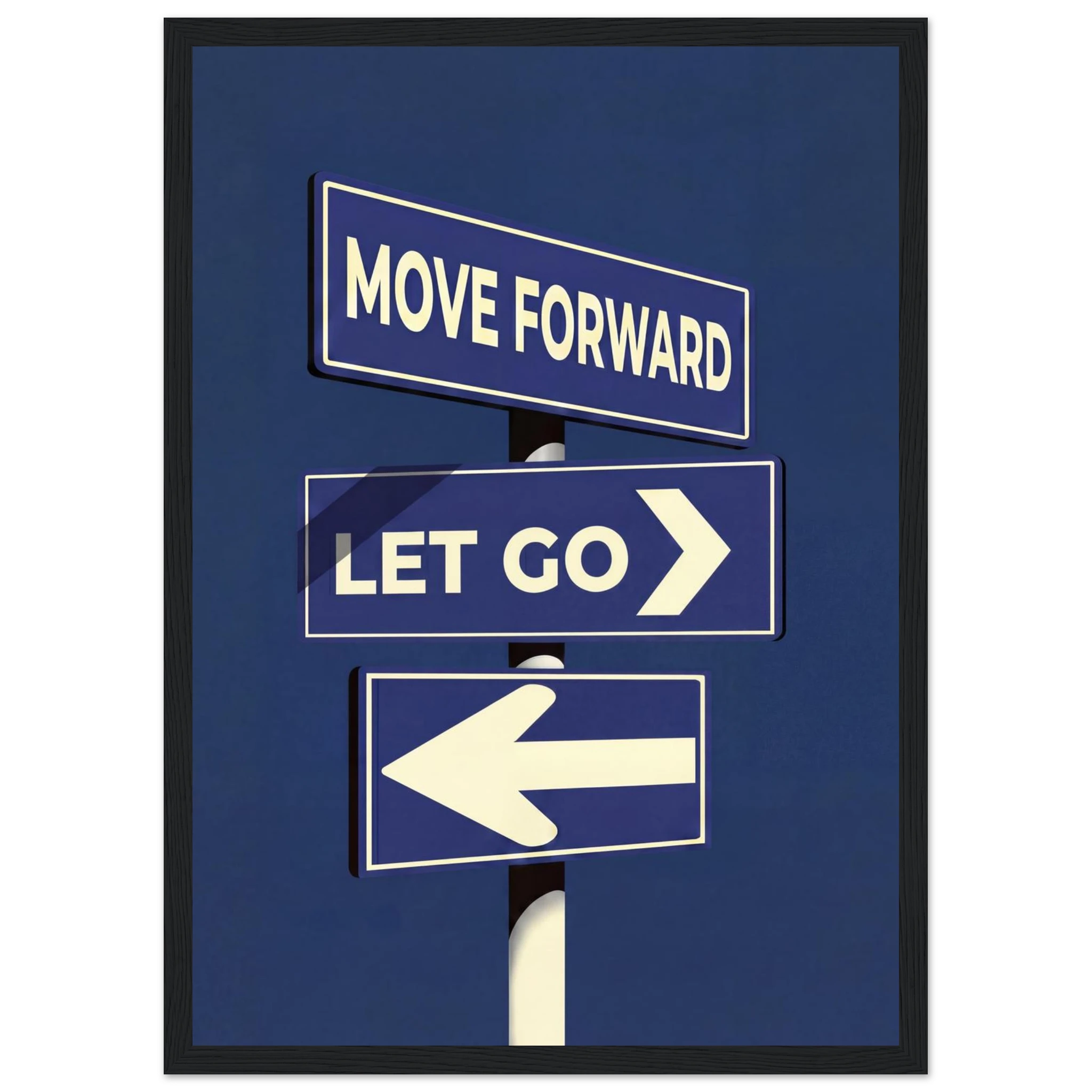 Rizen Move Forward - Premium Framed Wall Art