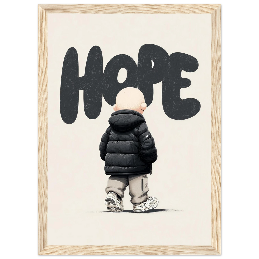 Rizen HOPE - Premium Framed Wall Art