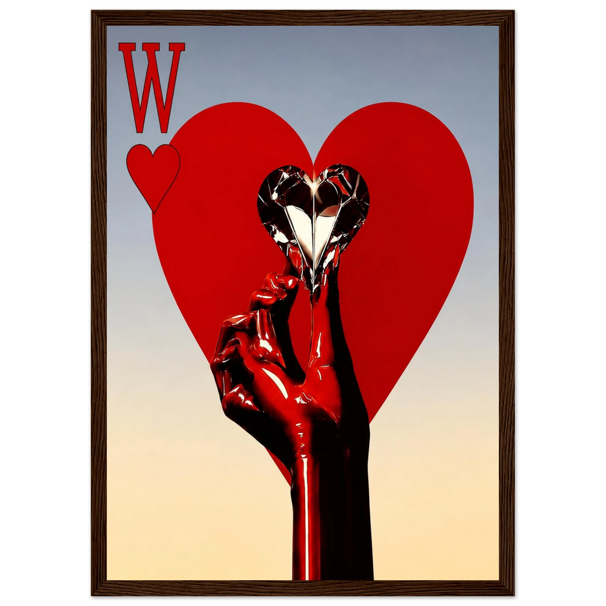 Rizen Worth The Love - Premium Framed Wall Art