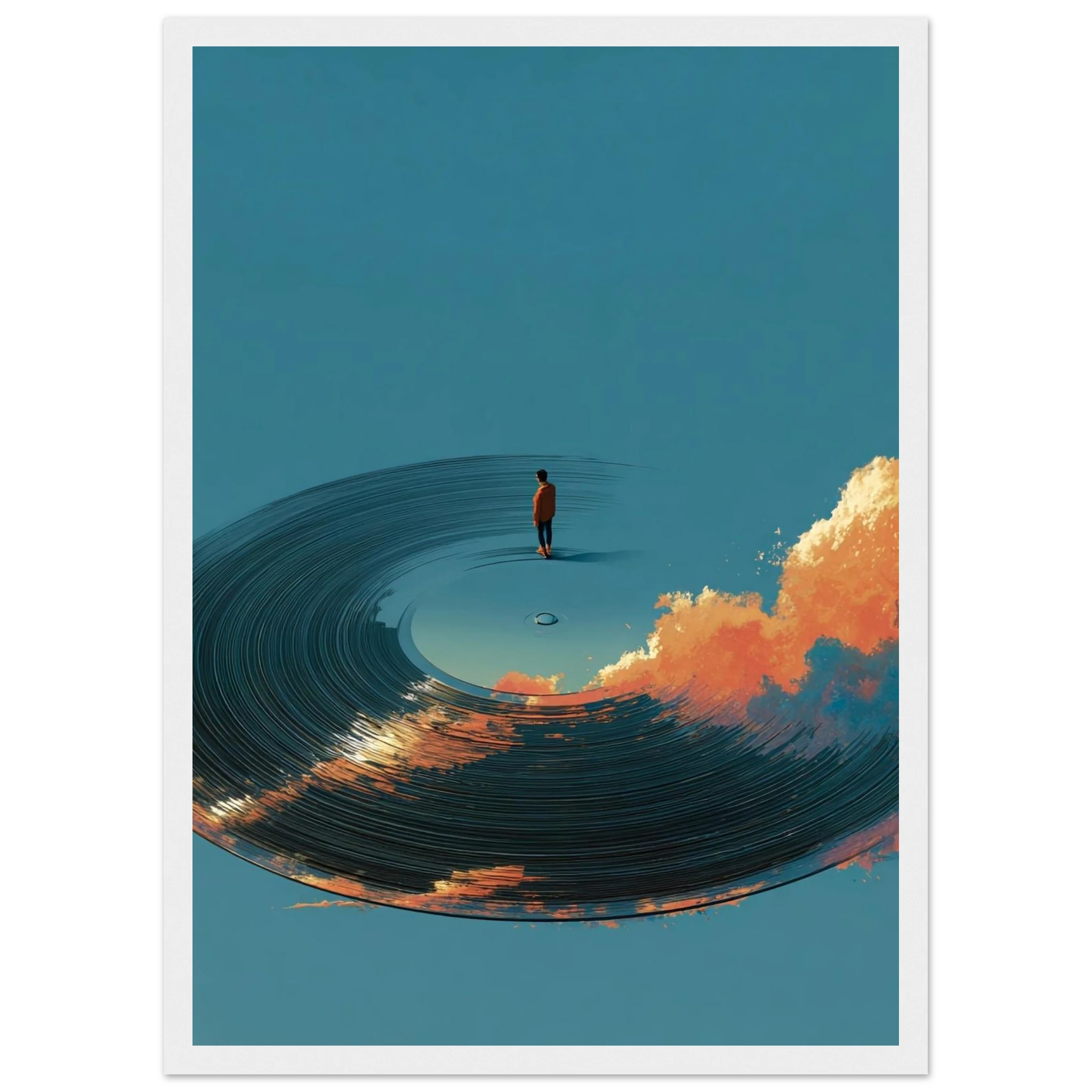 Rizen Vinyl Dream - Premium Framed Wall Art