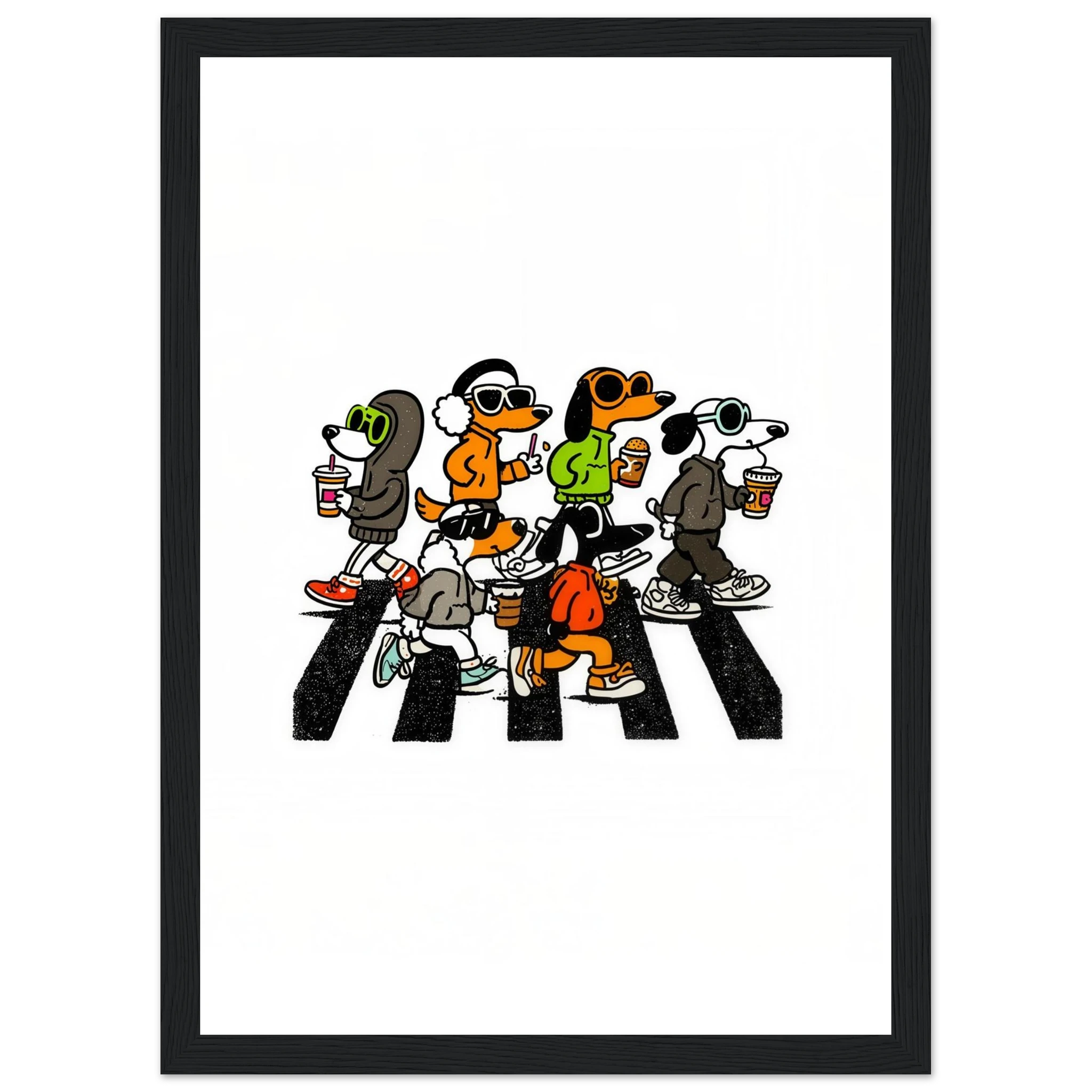 Rizen Take A Walk - Premium Framed Wall Art
