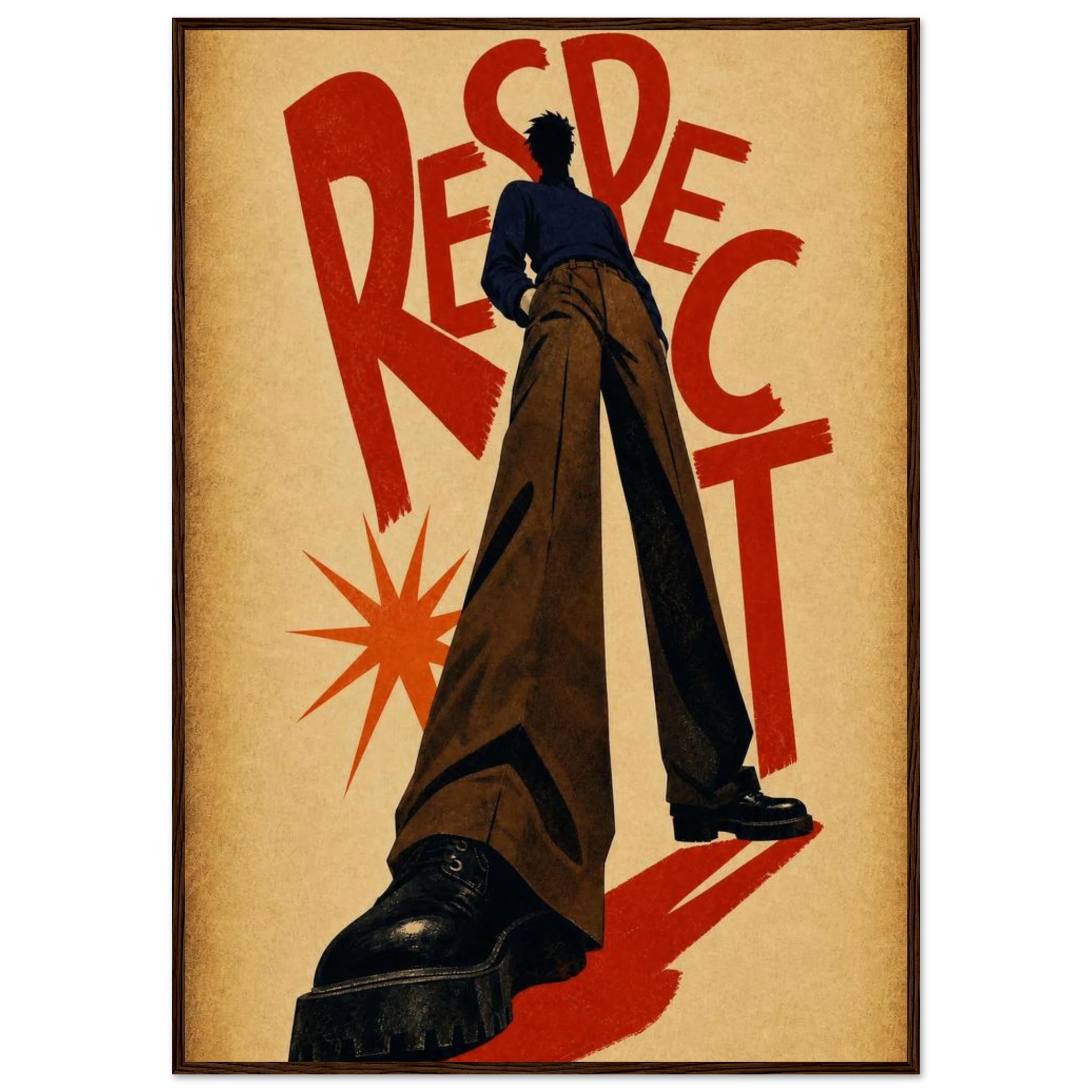 Rizen Respect - Premium Framed Wall Art