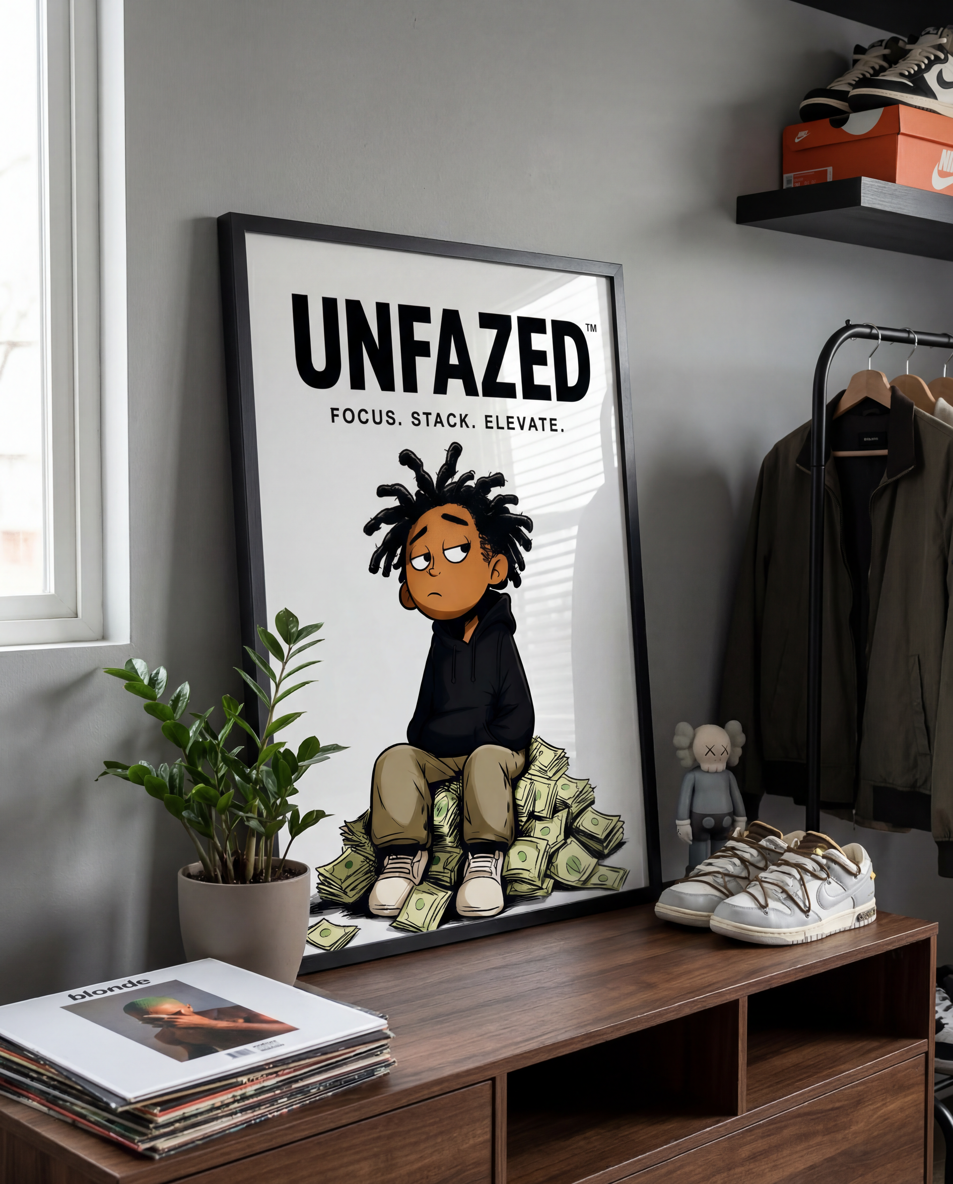 Rizen Unfazed - Premium Framed Wall Art