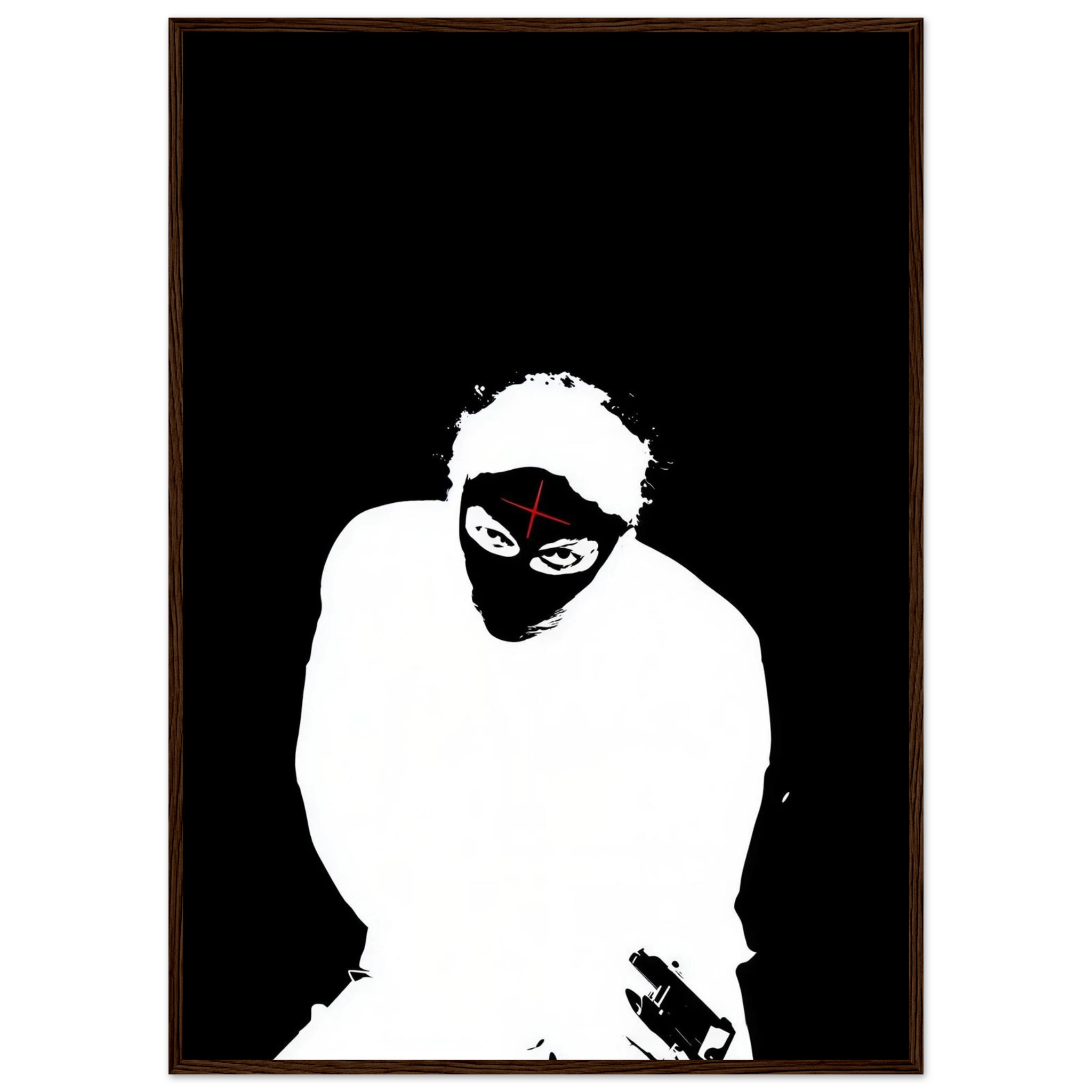 Rizen Man on Mission - Premium Framed Wall Art