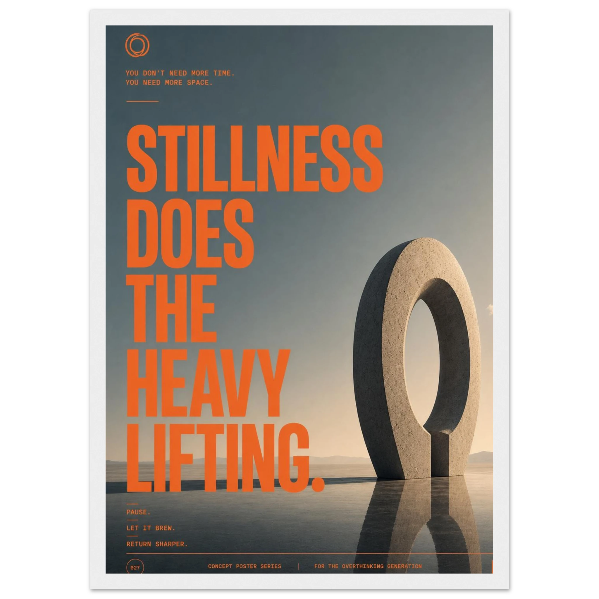 Rizen Stillness - Premium Framed Wall Art
