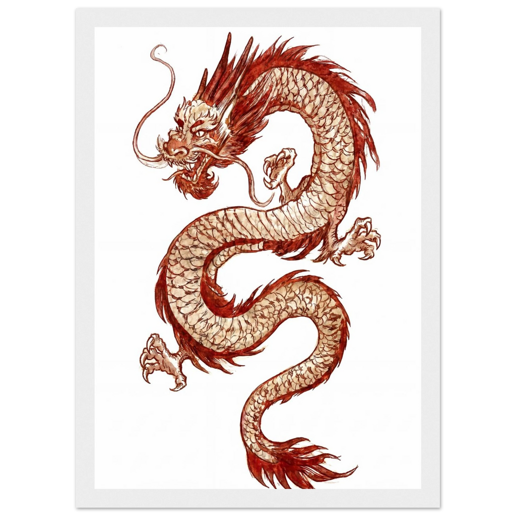 Rizen The Last Dragon - Premium Framed Wall Art